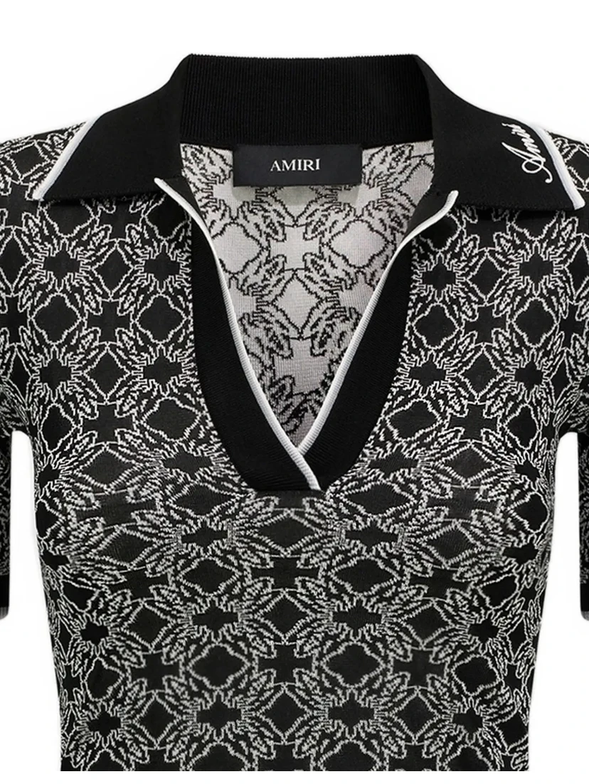 Amiri  T-shirts and Polos Black