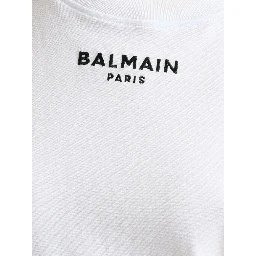 Balmain T-shirts and Polos White/black