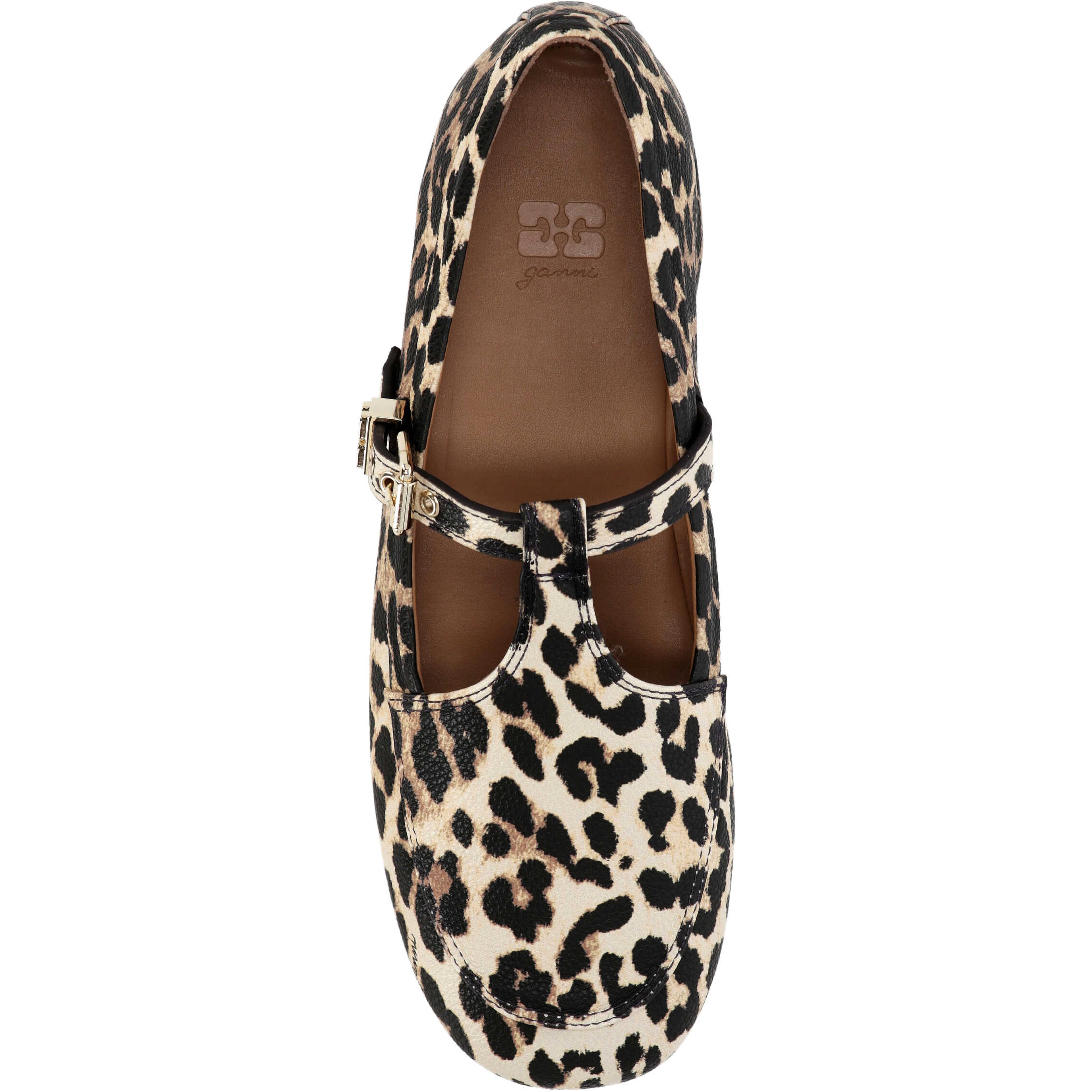 GANNI Flat shoes Almond milk