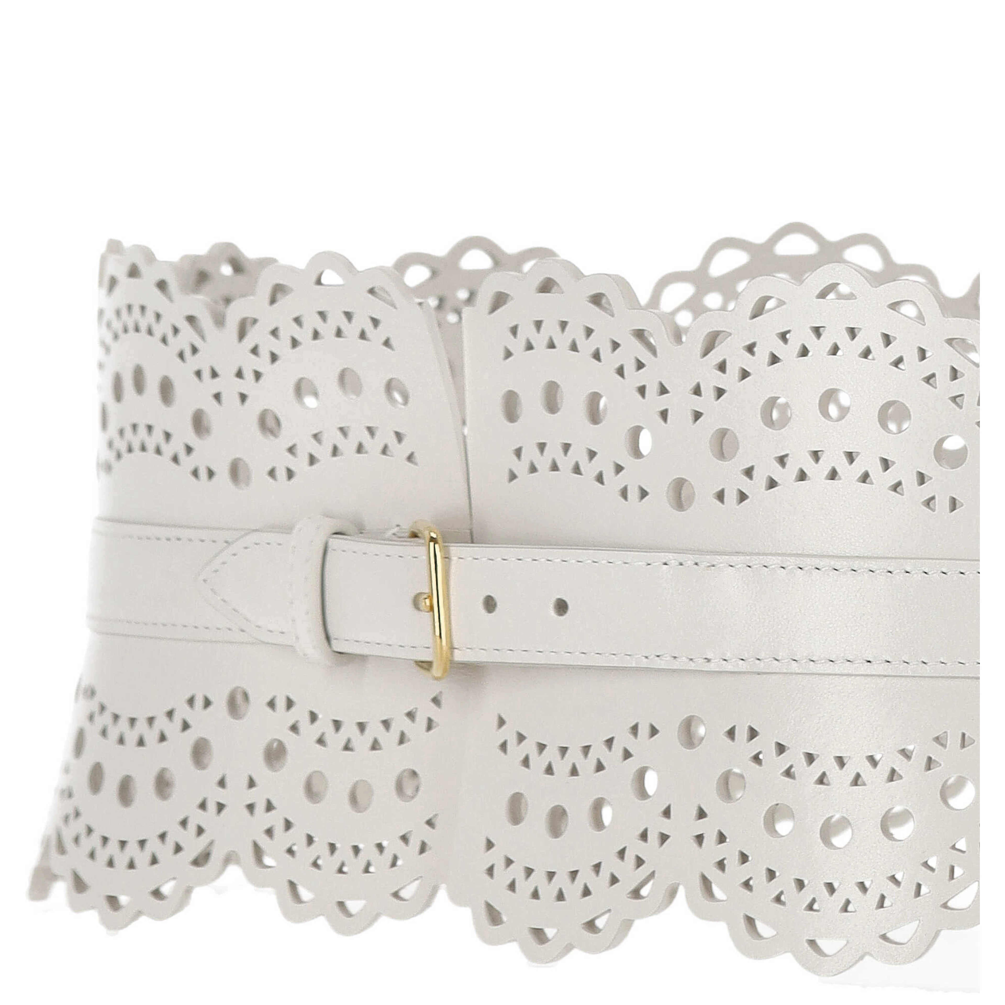 Alaia Belts White/ Casse