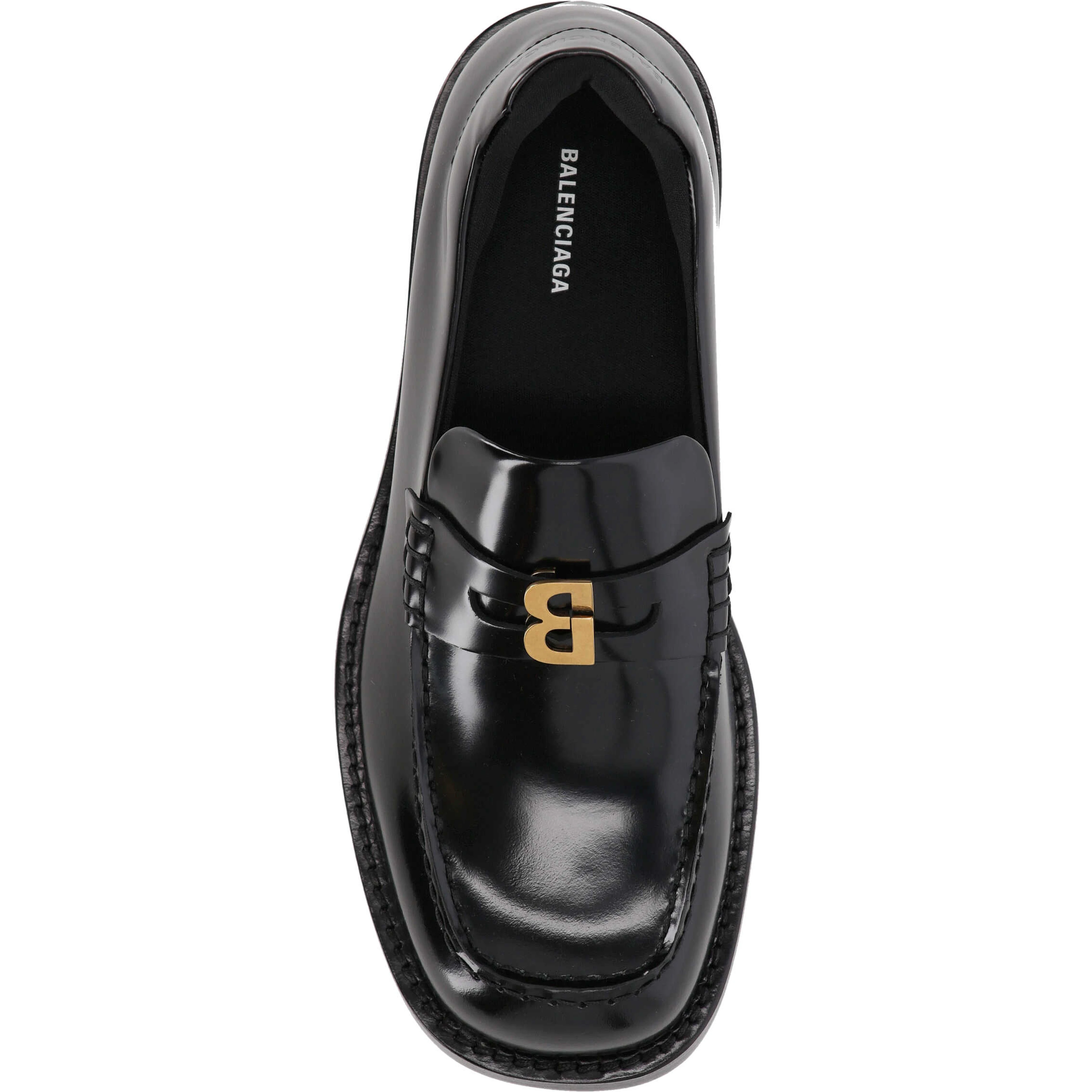 Balenciaga Flat shoes Black/ Gold