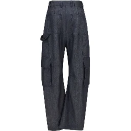 Balenciaga Trousers Dark Navy