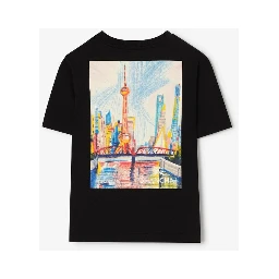 Burberry Kids T-shirts and Polos Black