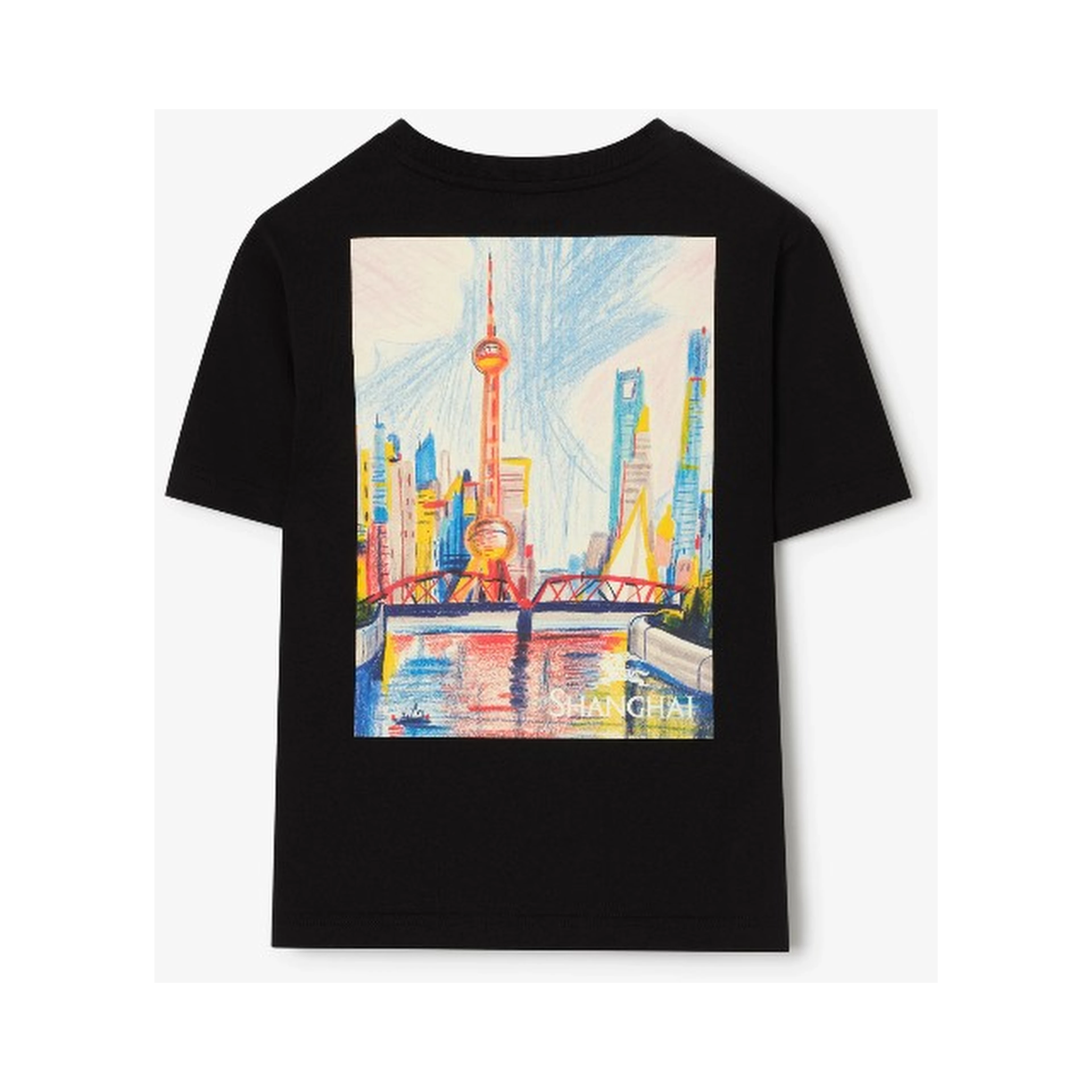 Burberry Kids T-shirts and Polos Black