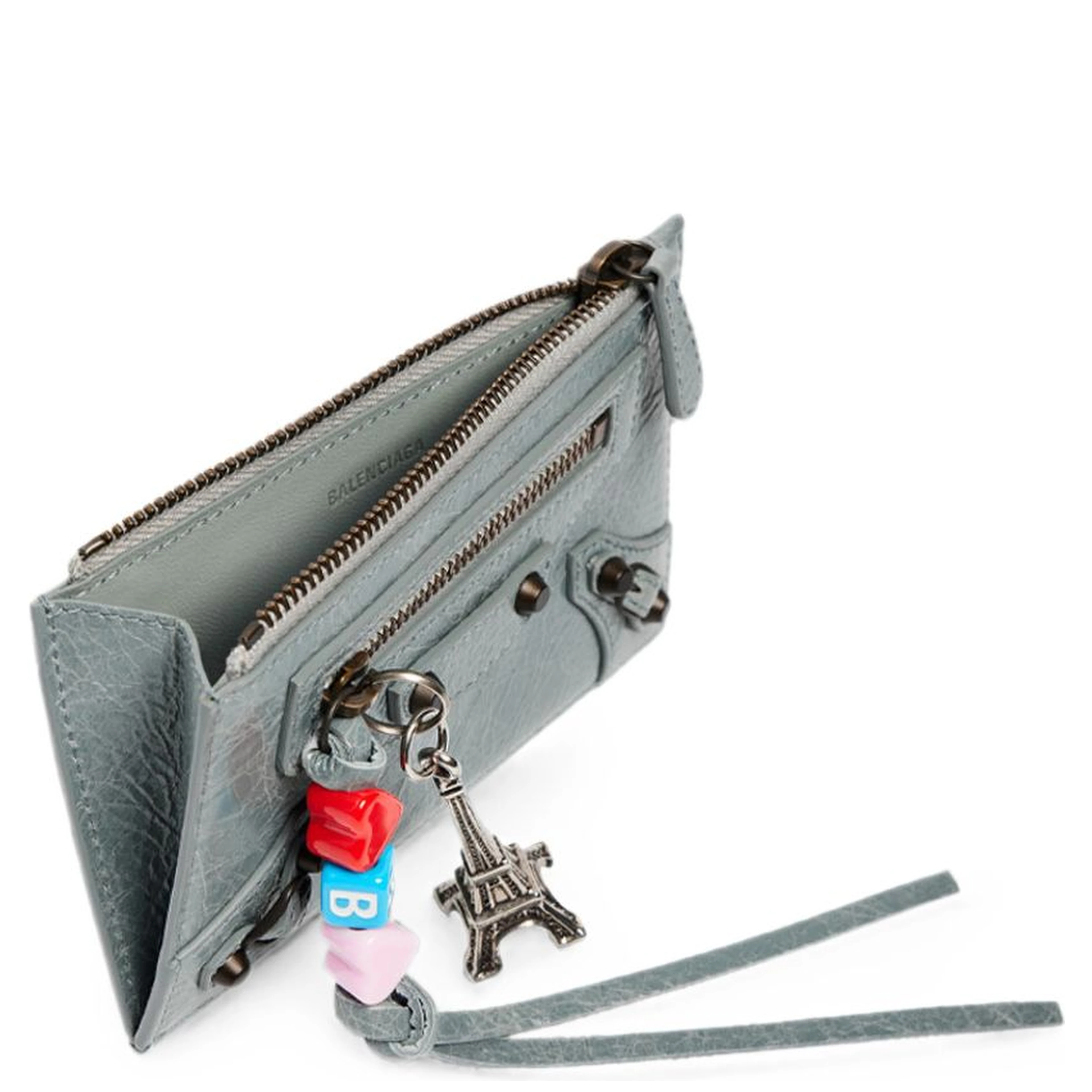 Balenciaga Wallets Blue grey
