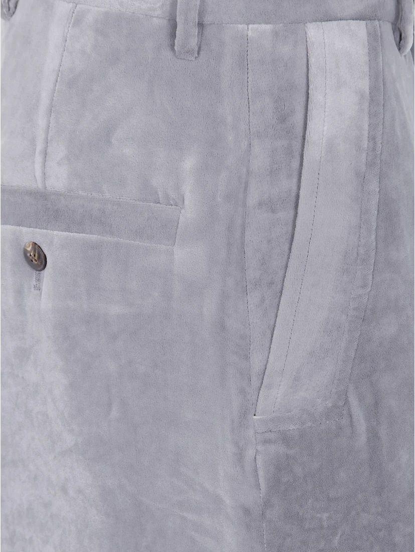 Rick Owens Trousers Steel