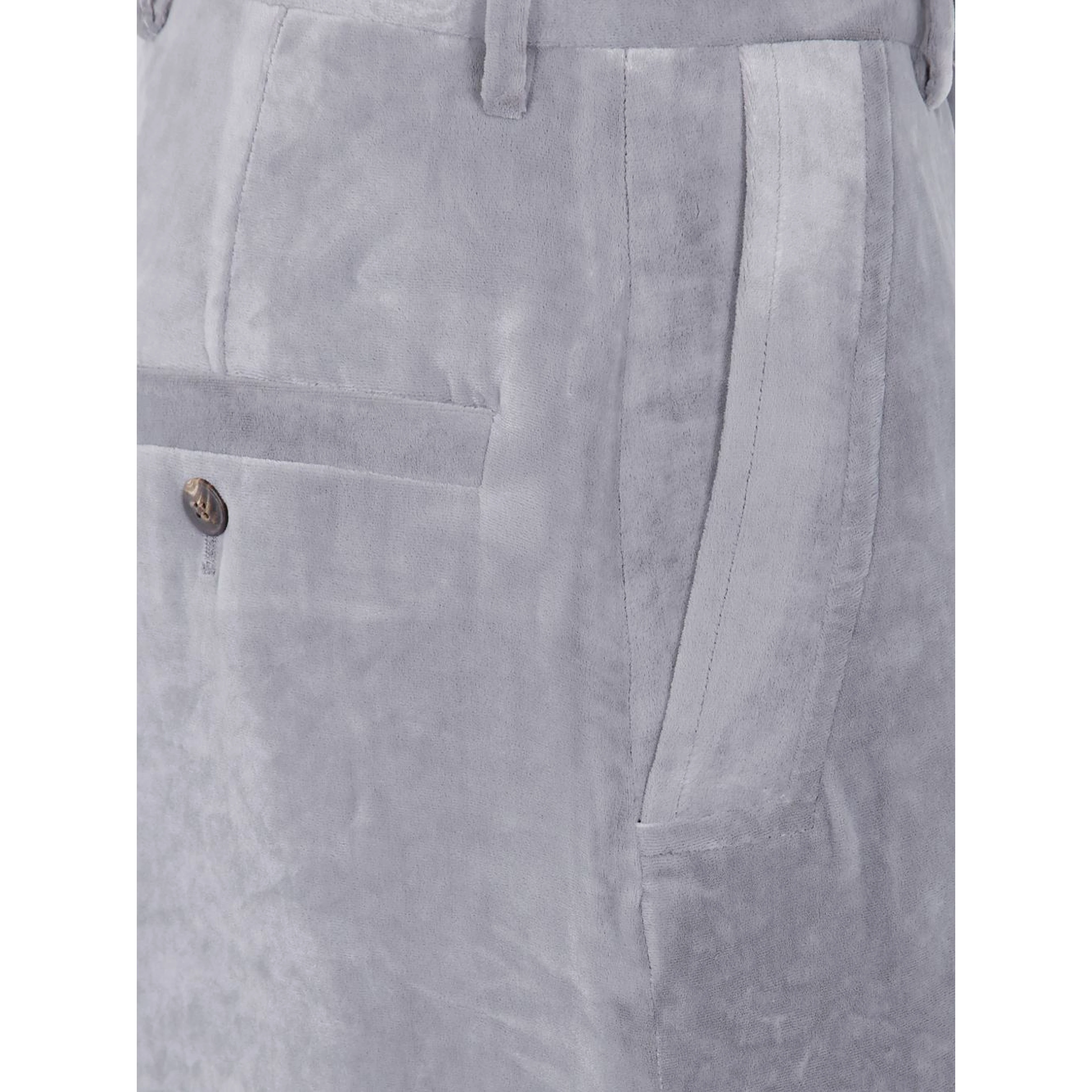 Rick Owens Trousers Steel