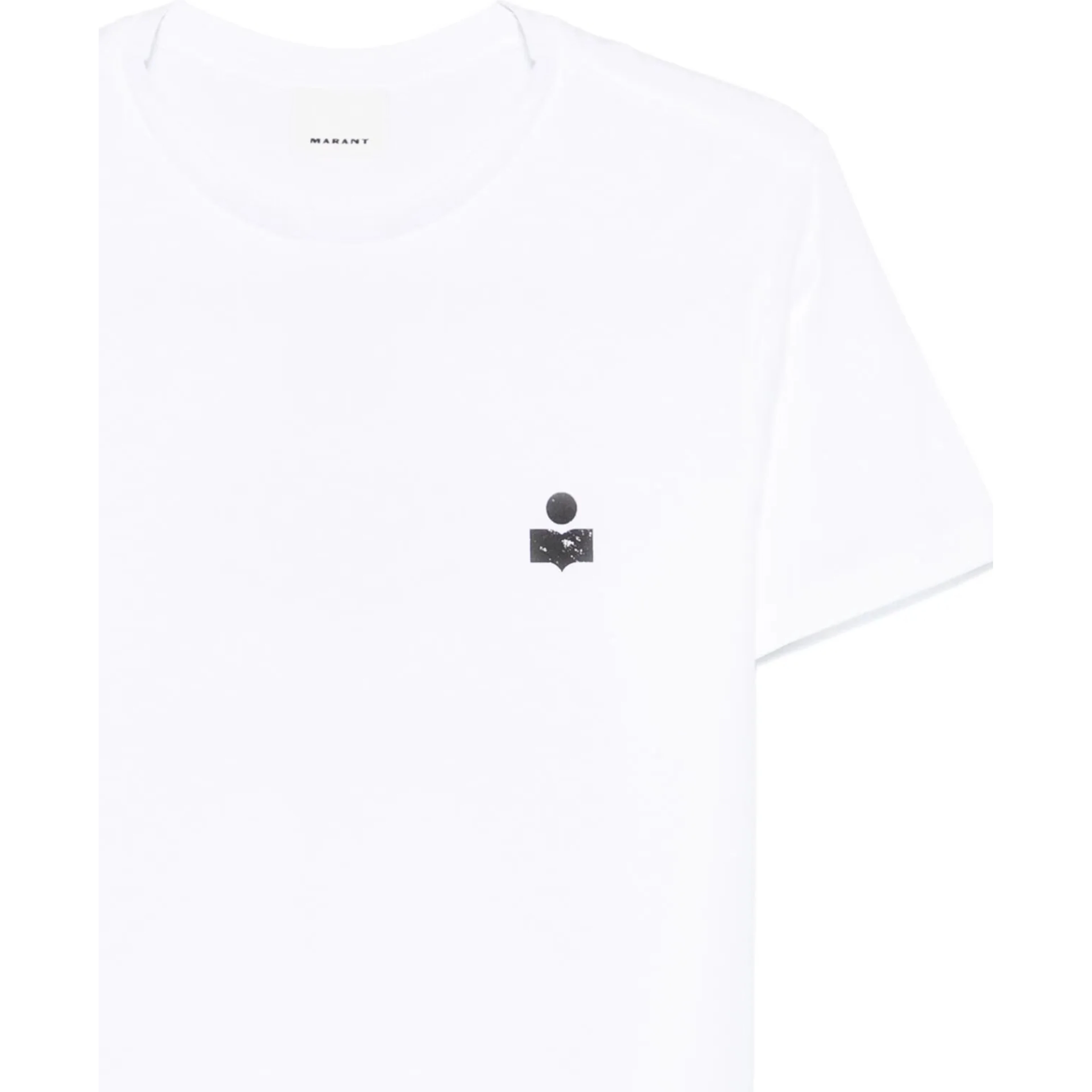 MARANT T-shirts and Polos White/black