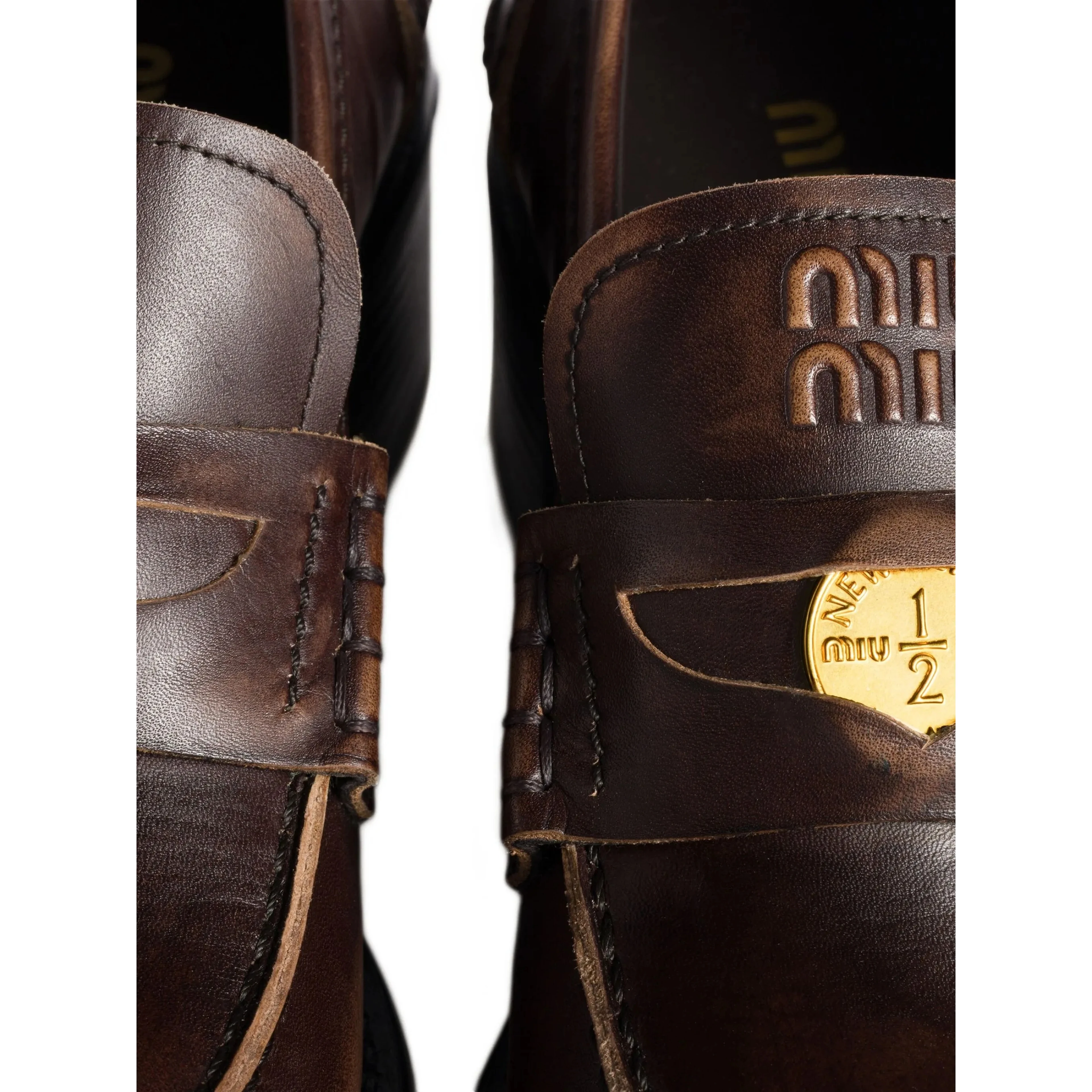 Miu Miu Flat shoes Ebony