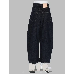 JEANS DRITTI IN DENIM DI COTONE