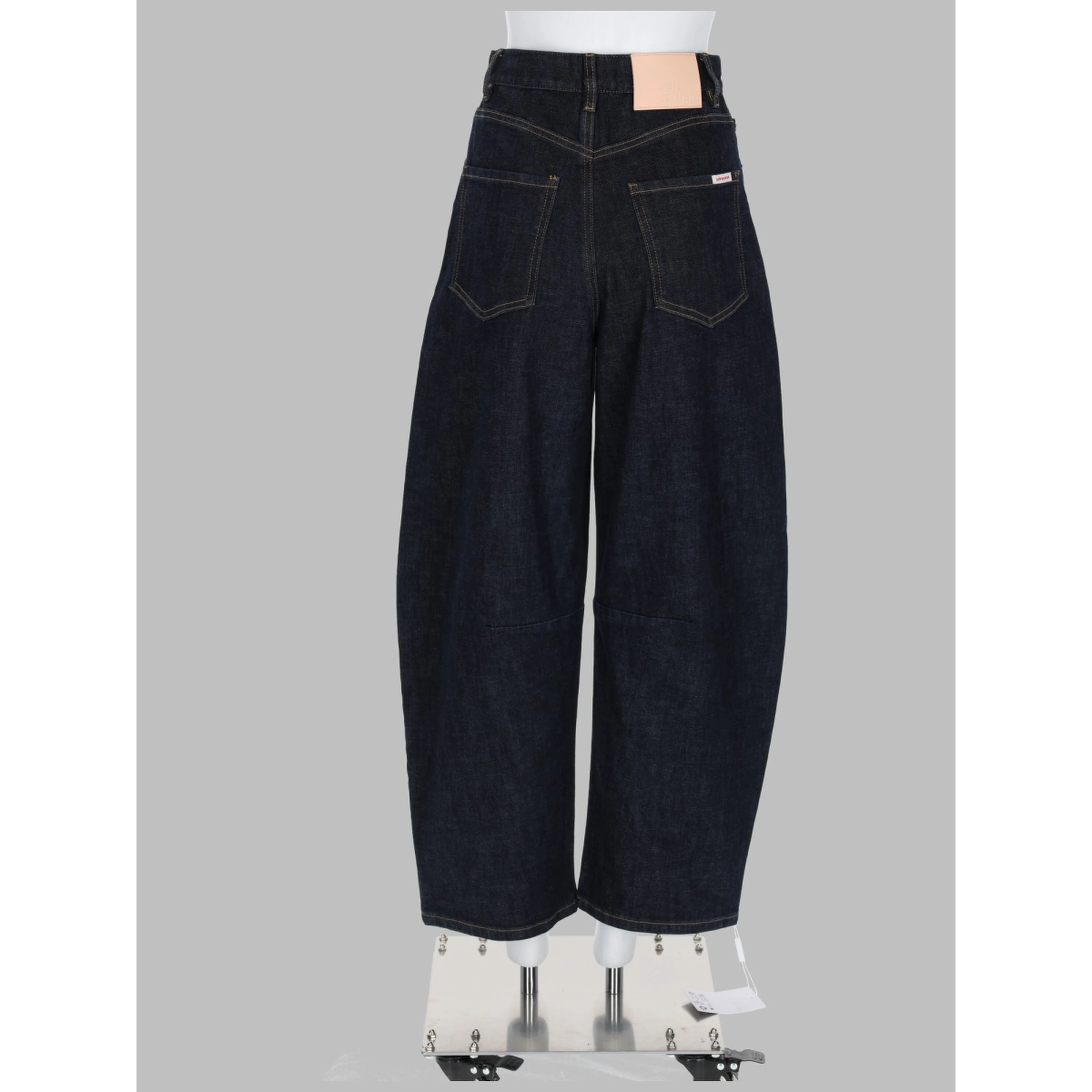 JEANS DRITTI IN DENIM DI COTONE