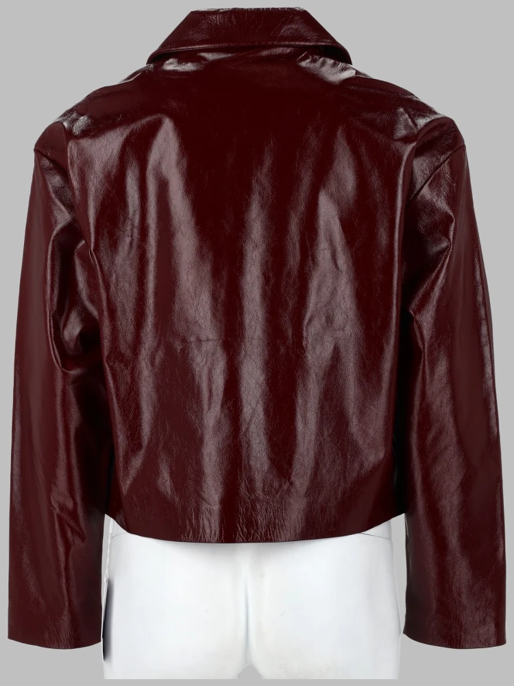 GIACCA IN PELLE CON BOTTONI alternative