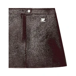 Courrèges Skirts Burnt red