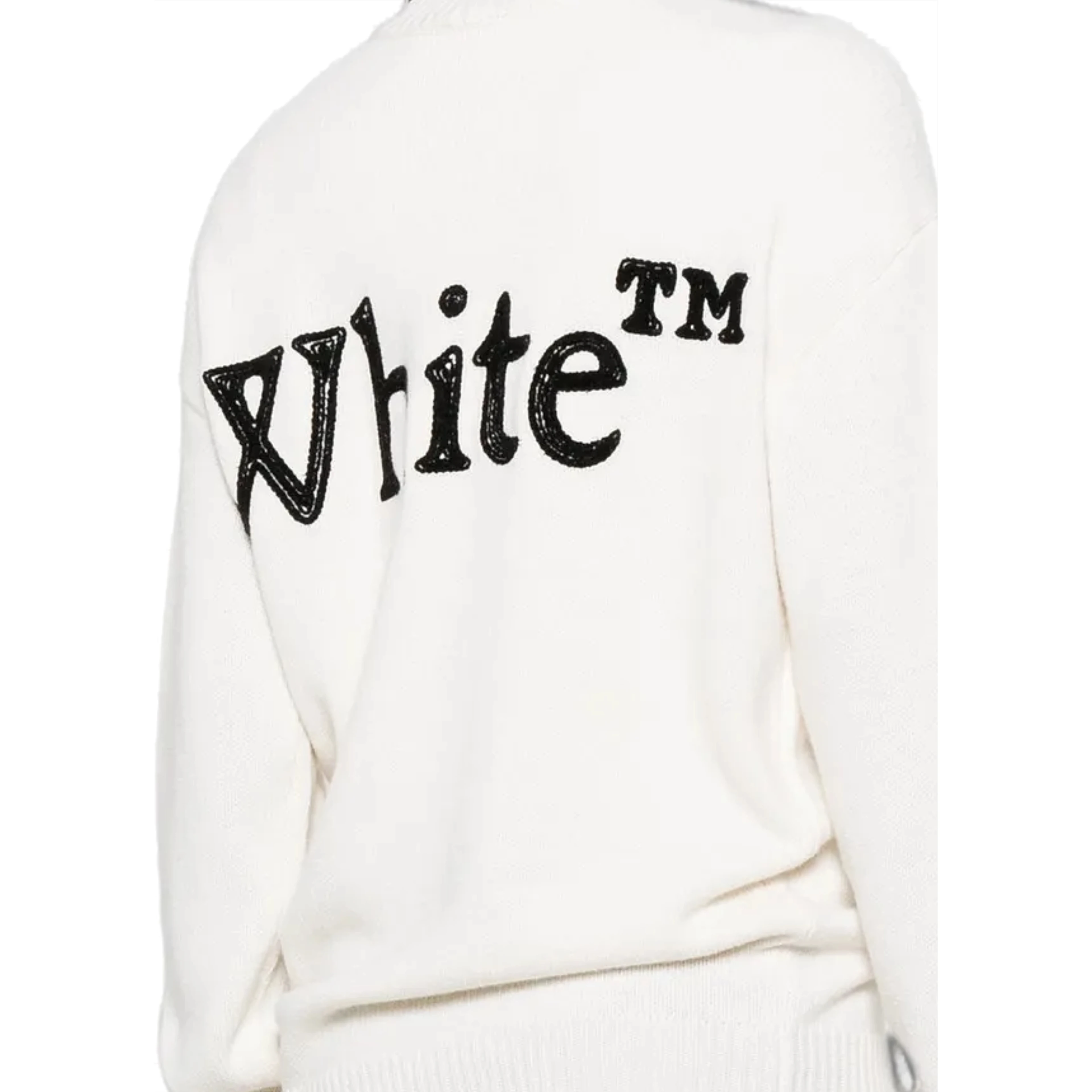 Off White Sweaters Ivory black