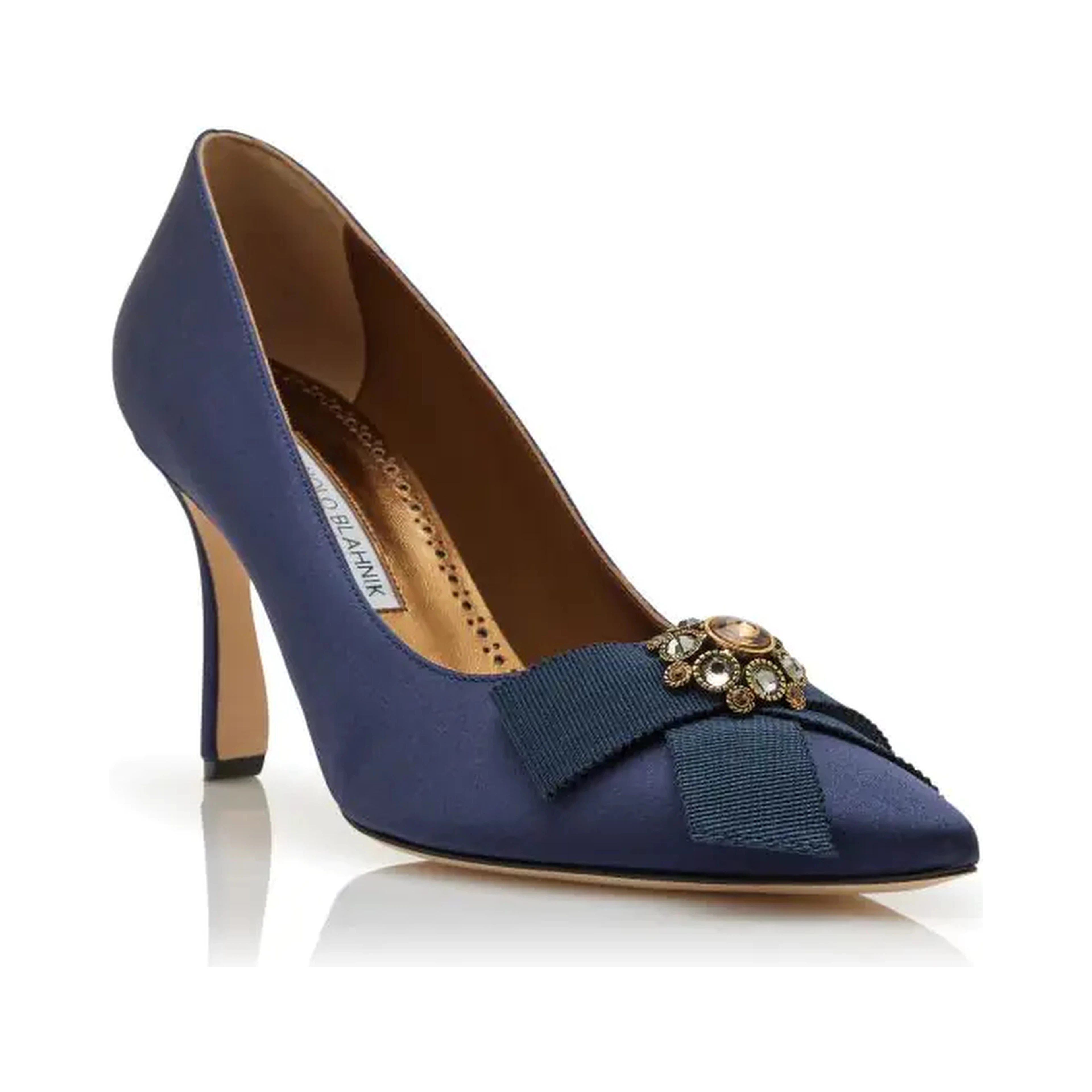 Manolo Blahnik With Heel Navy