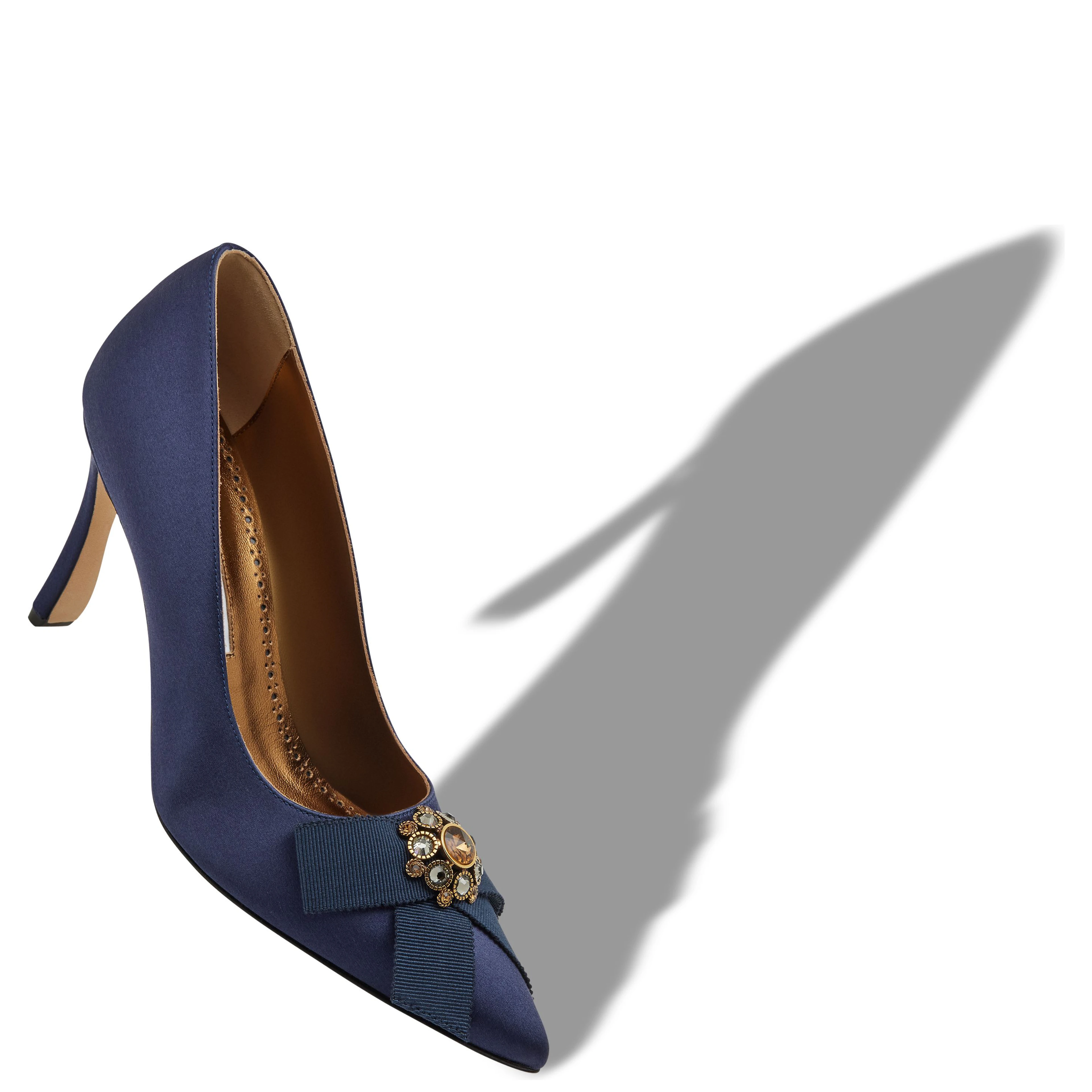 Manolo Blahnik With Heel Navy