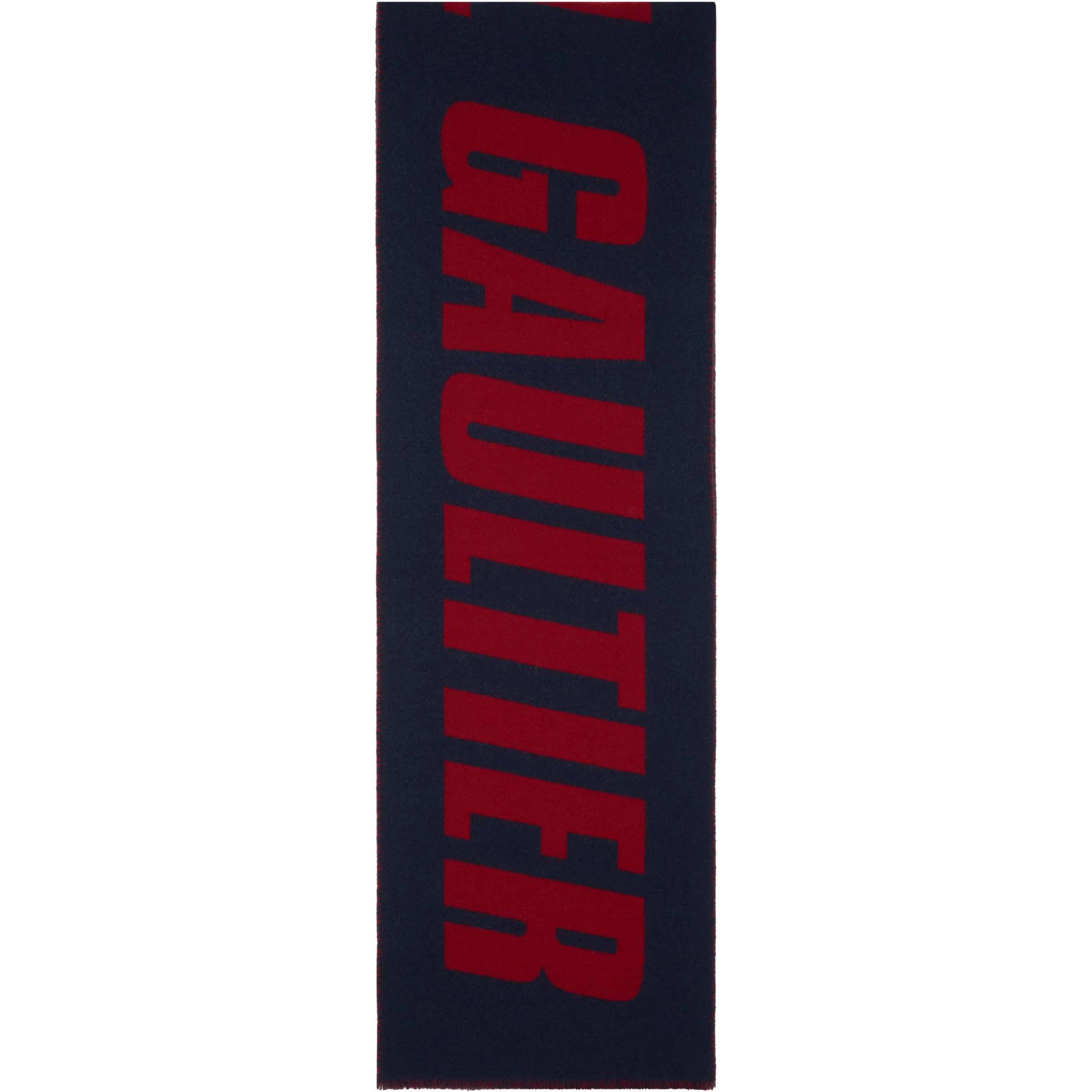 JEAN PAUL GAULTIER Scarfs Navy/burgundy