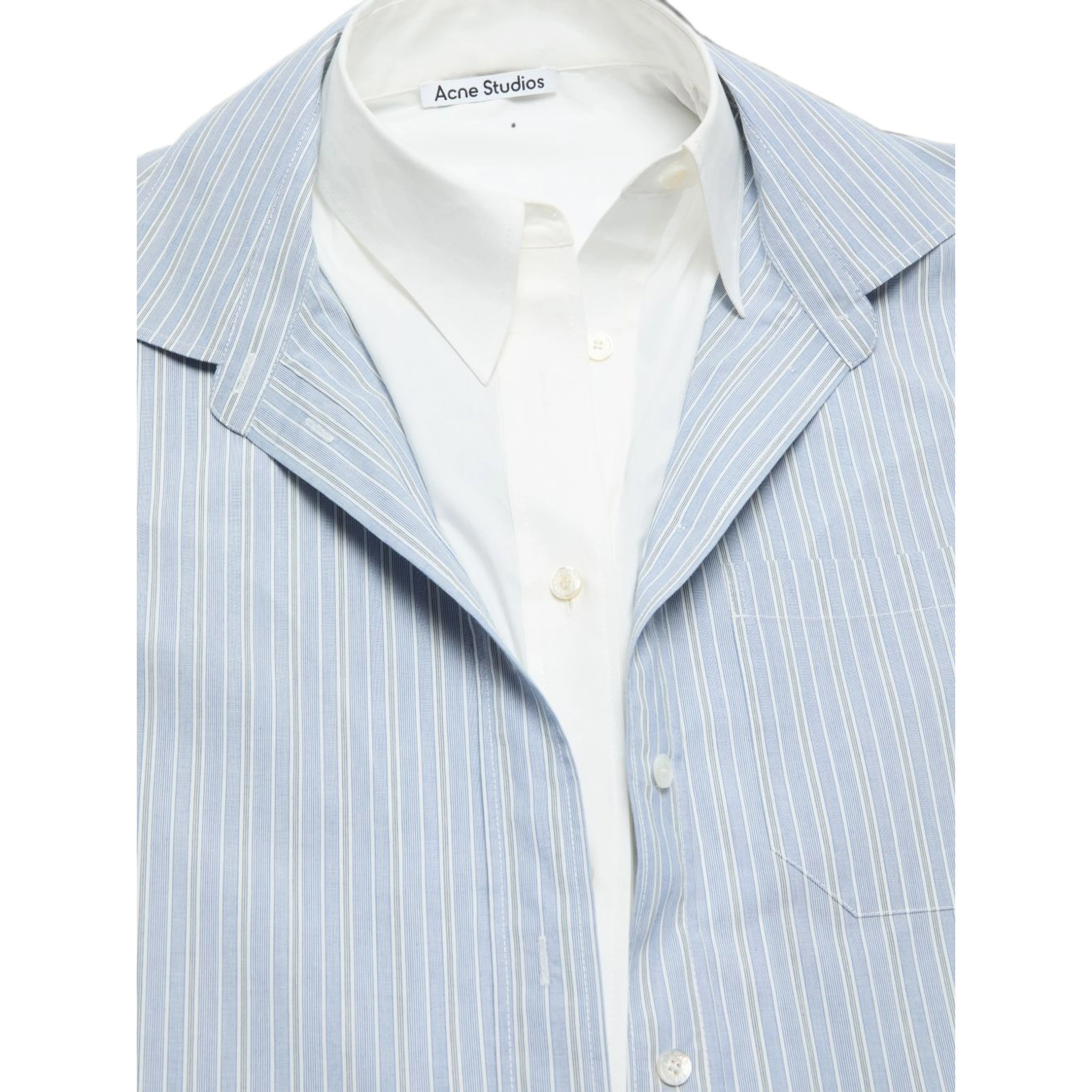 Acne Shirts Blue/White