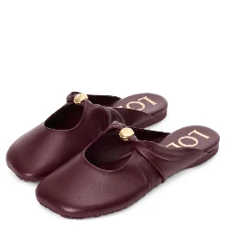 Loewe Sandals Dark burgundy