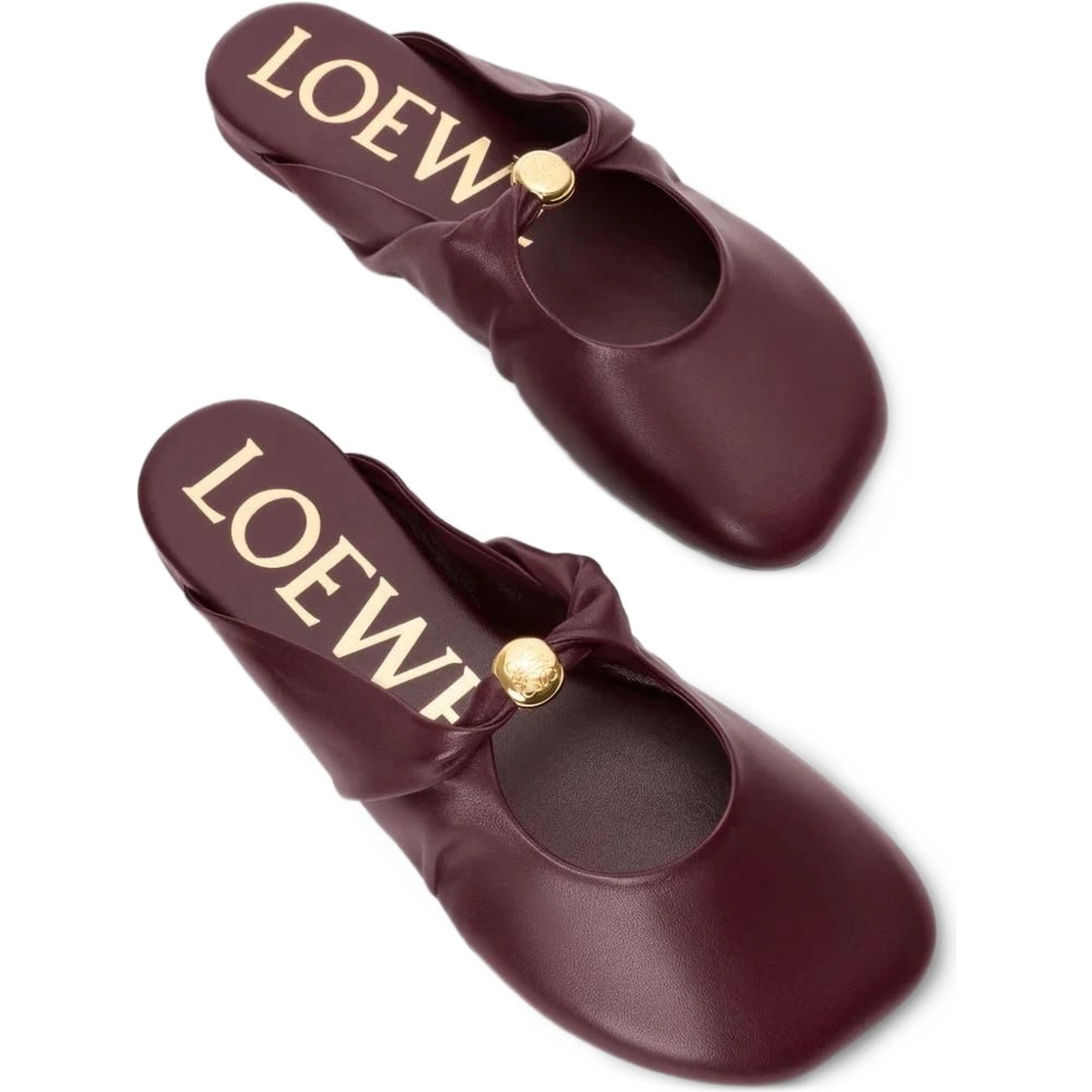Loewe Sandals Dark burgundy