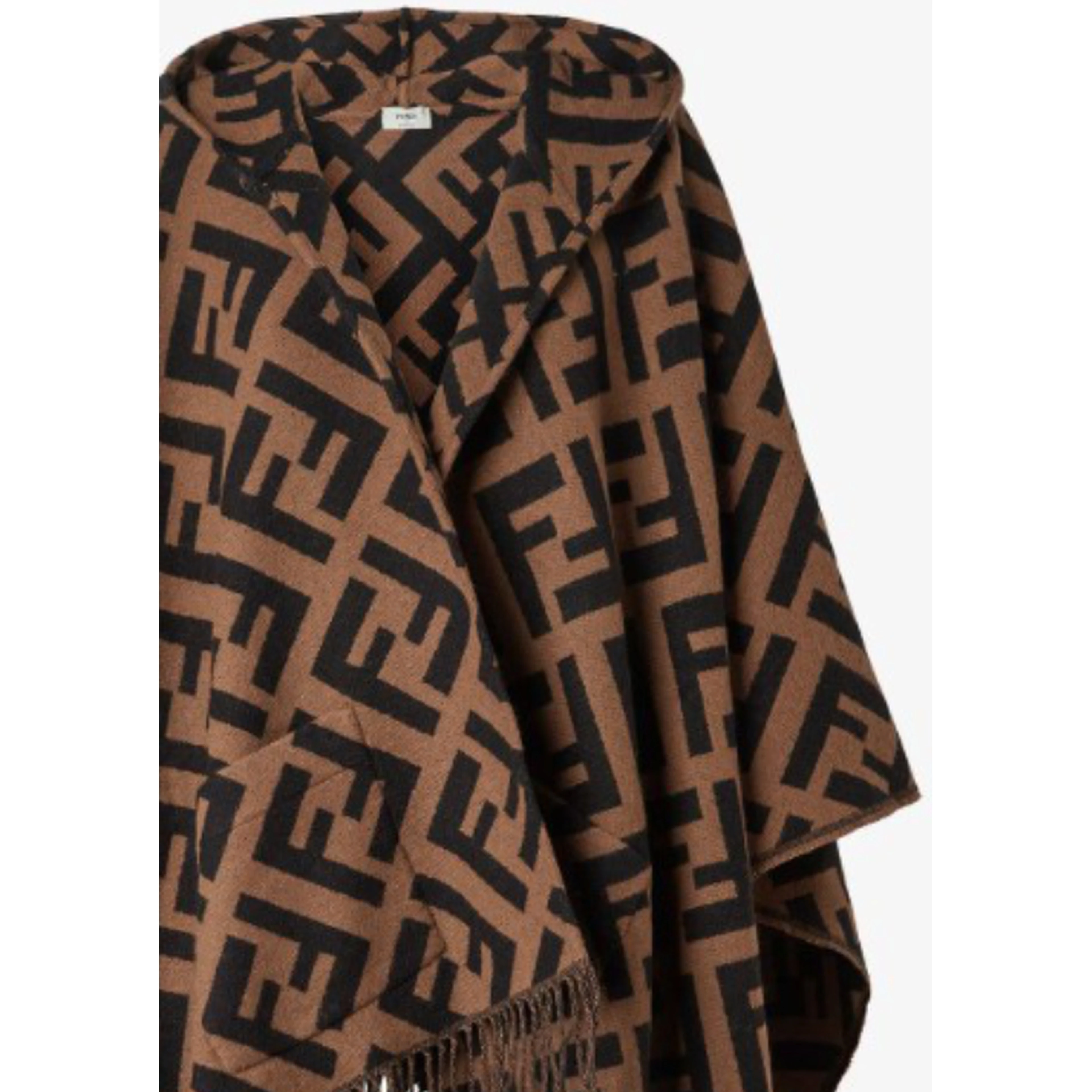 Fendi Coats Tobacco