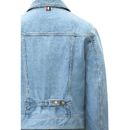 Thom Browne Jackets Light Blue
