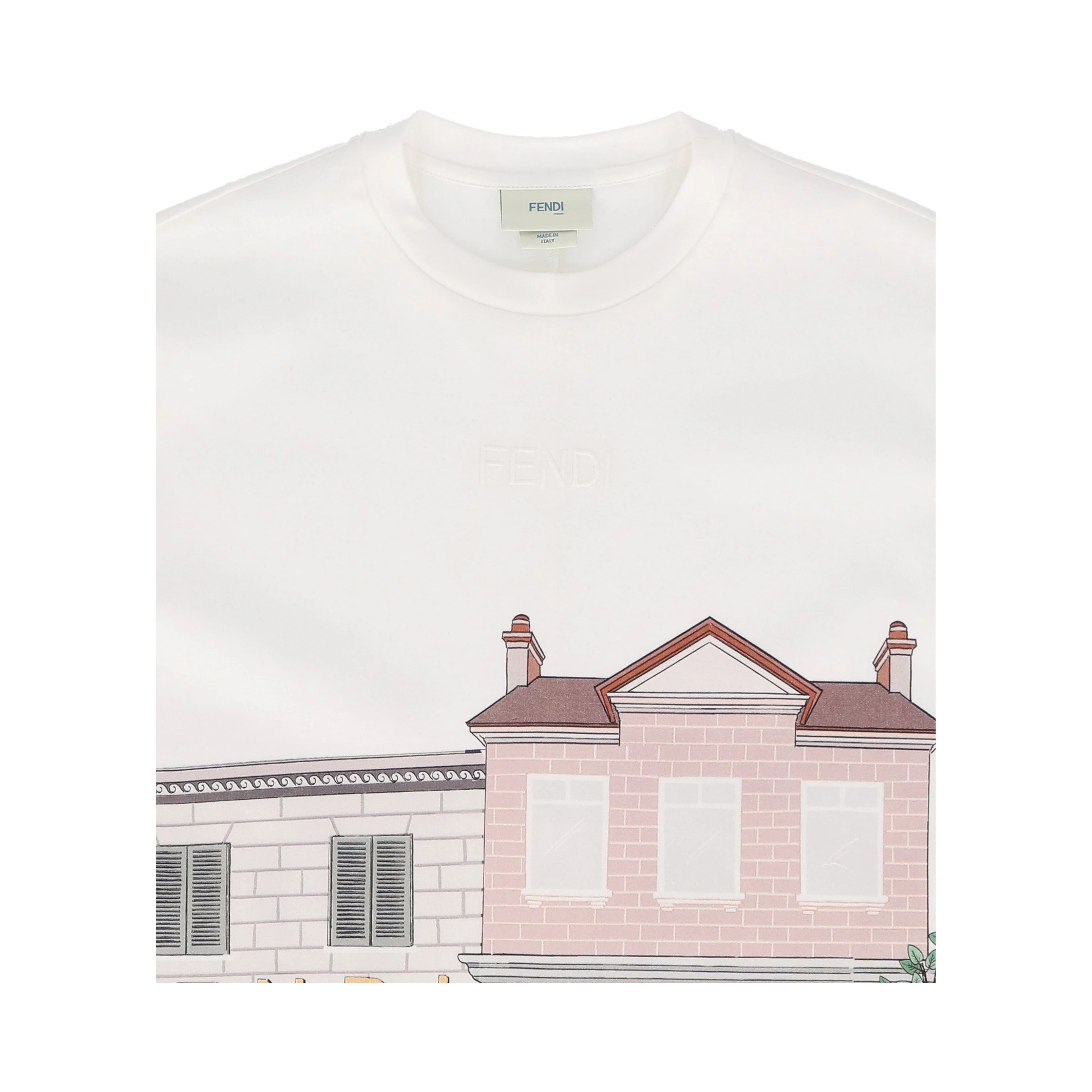 FENDI KIDS T-shirts and Polos Chalk