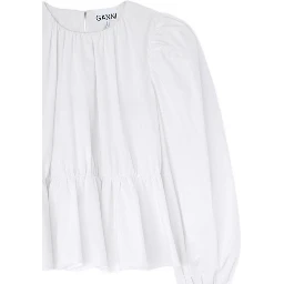 GANNI Shirts Bright white