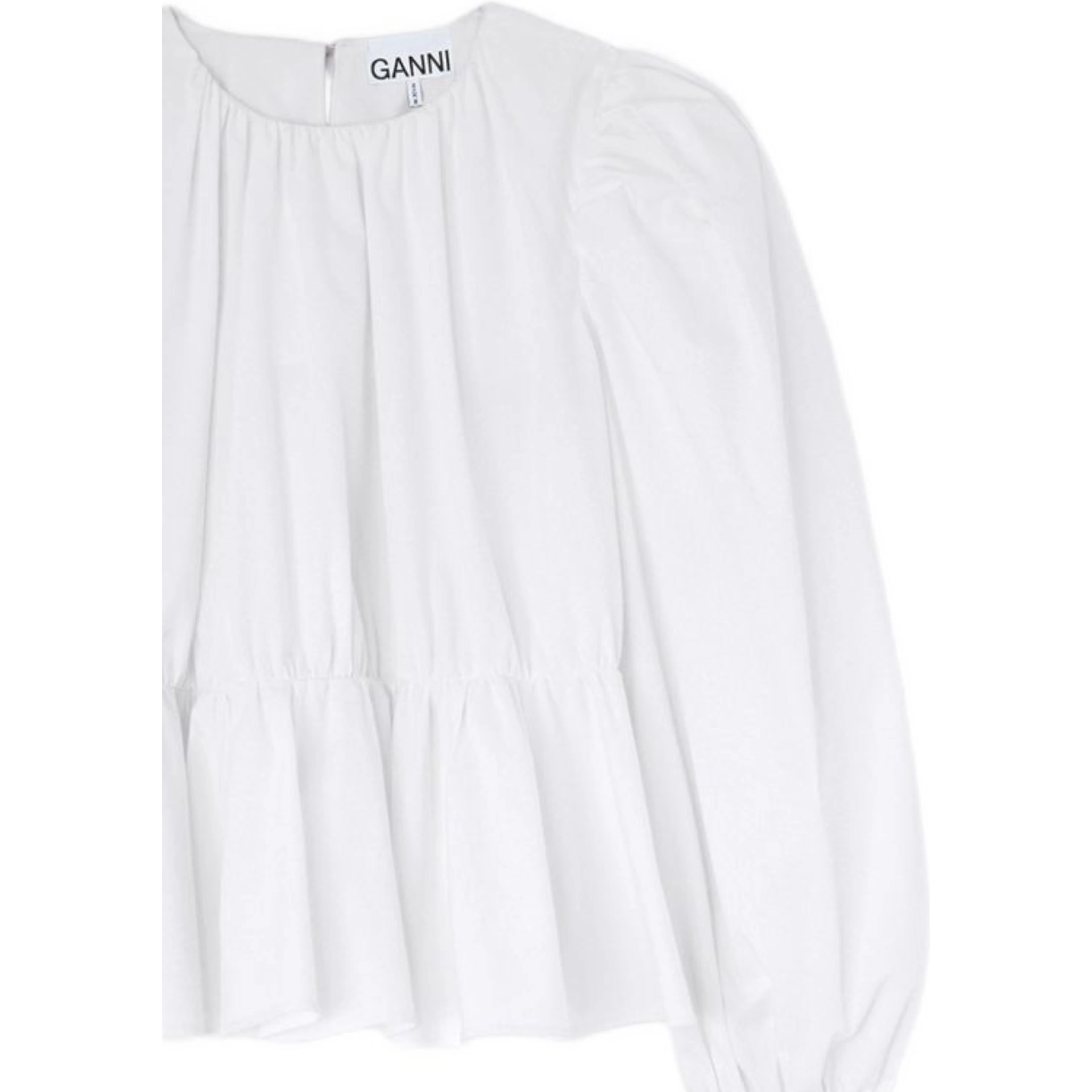 GANNI Shirts Bright white