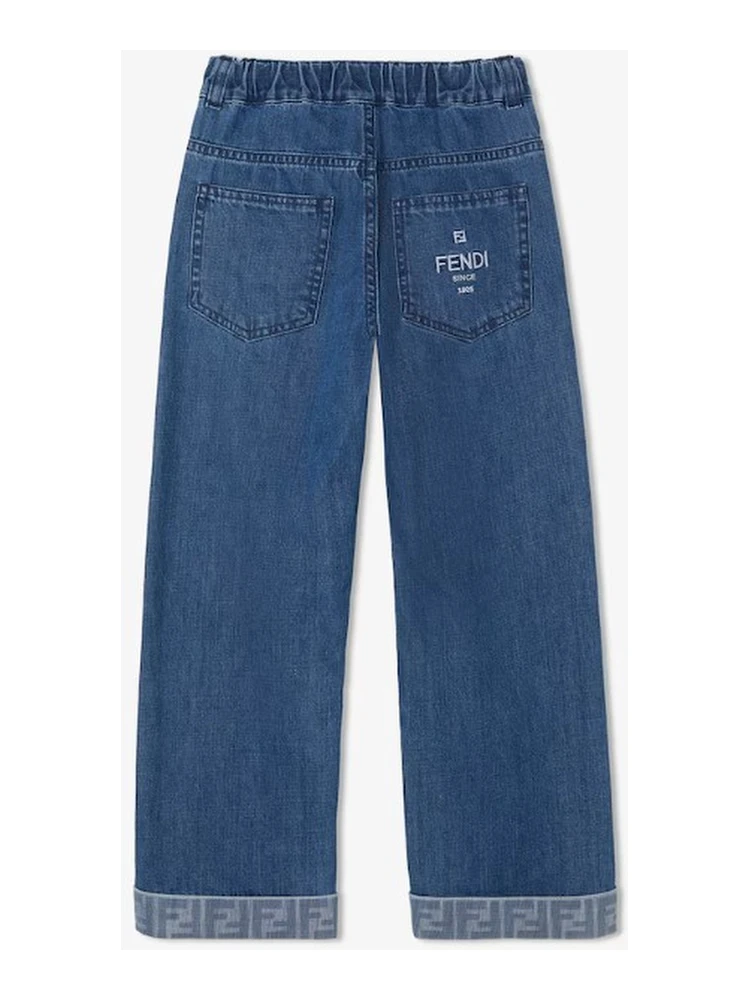 FENDI KIDS Trousers Dark Blue alternative
