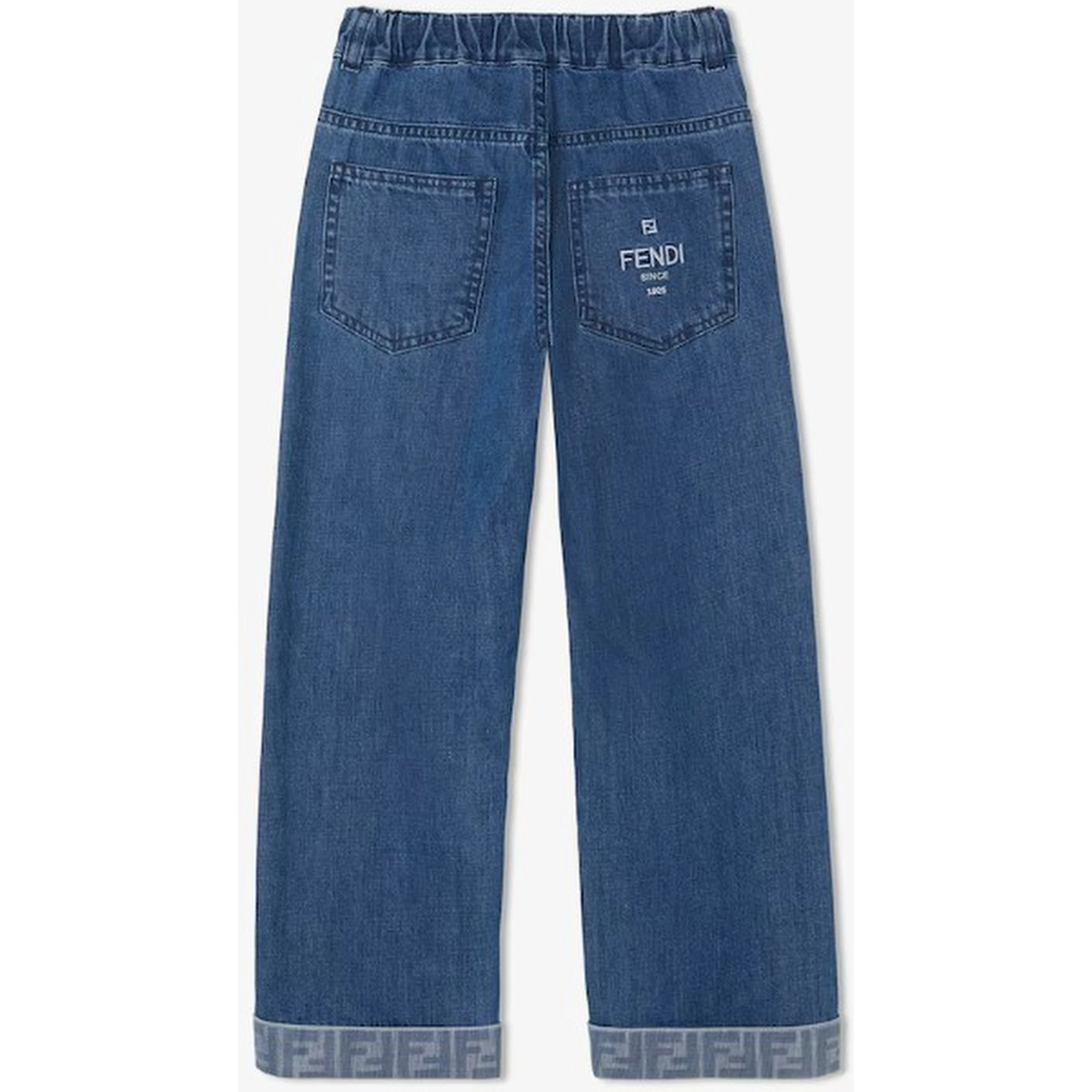 FENDI KIDS Trousers Dark Blue