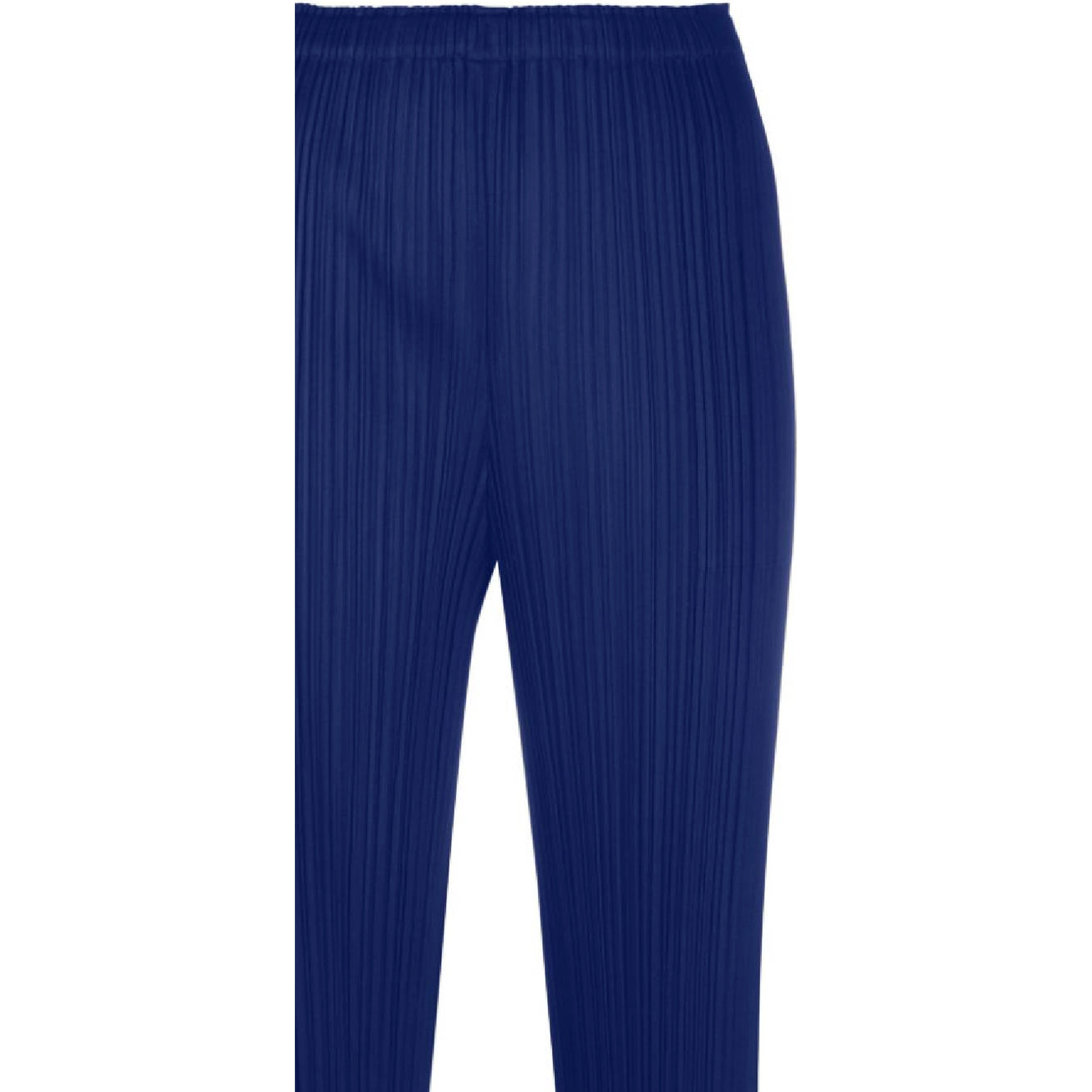 ISSEY MIYAKE PLEATS PLEASE Trousers Blue