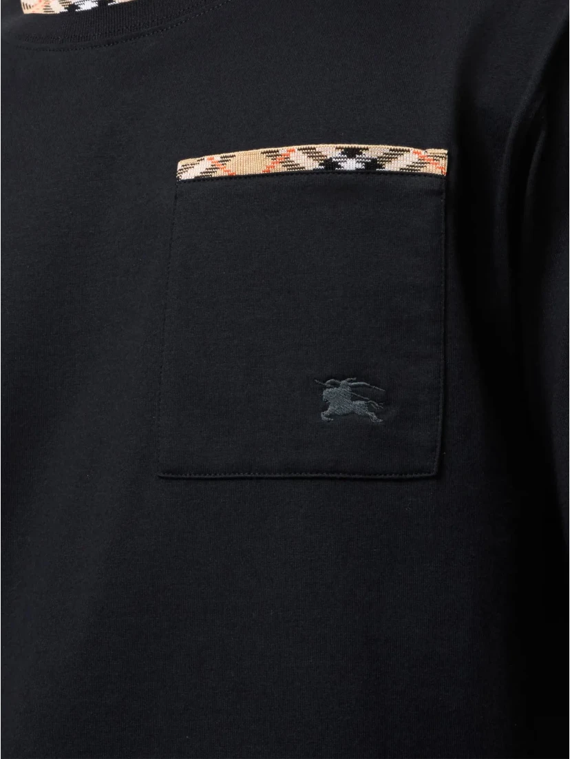 Burberry T-shirts and Polos Black