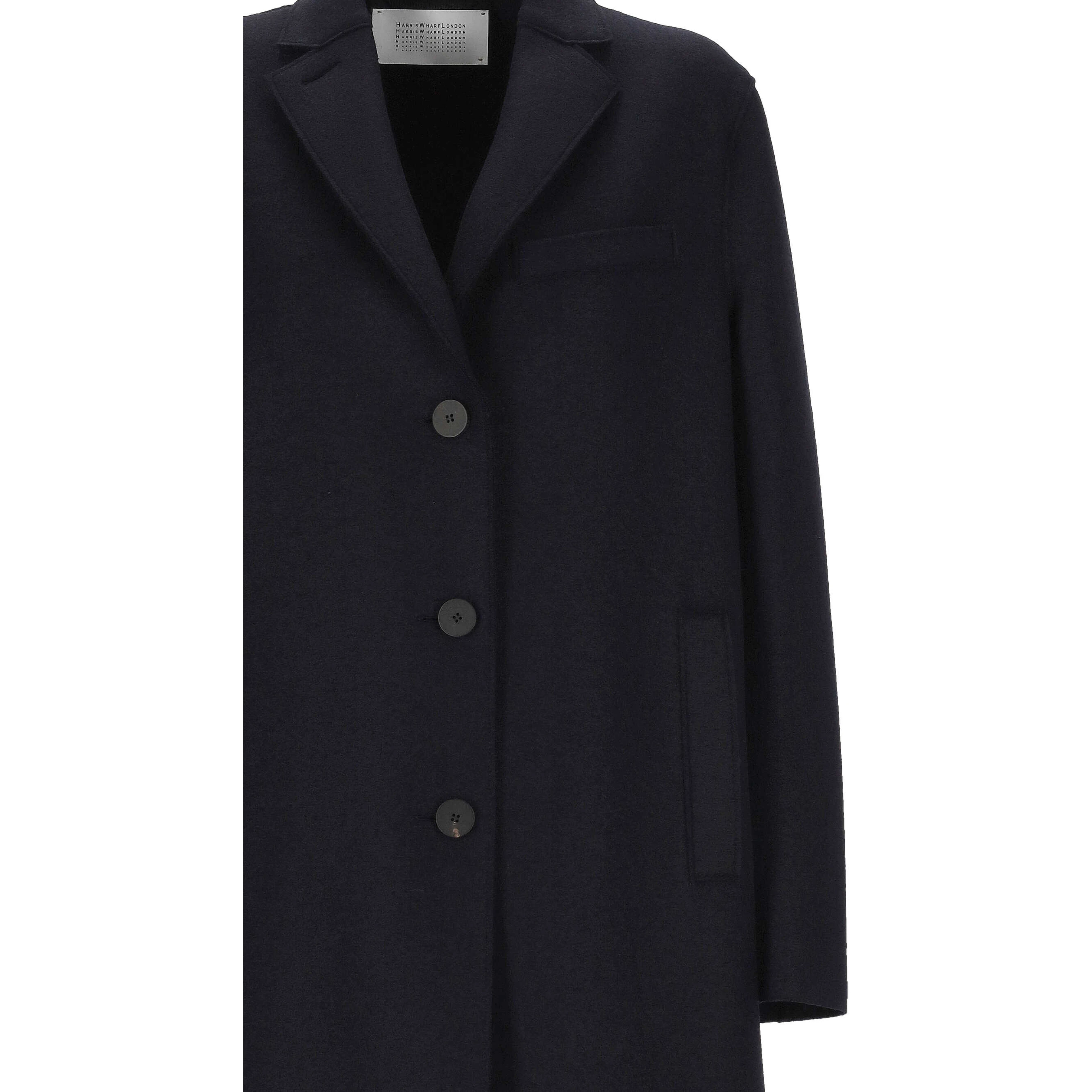 Harris Wharf London Coats Navy blue