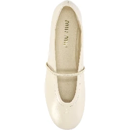Miu Miu Flat shoes Ivory