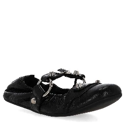 Balenciaga Flat shoes Black/Silver
