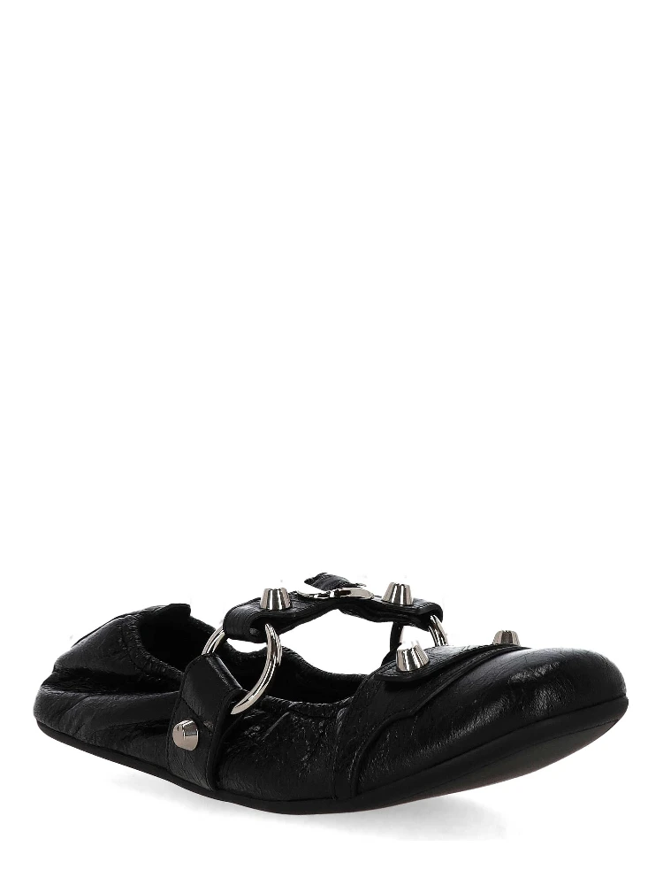 Balenciaga Flat shoes Black/Silver alternative