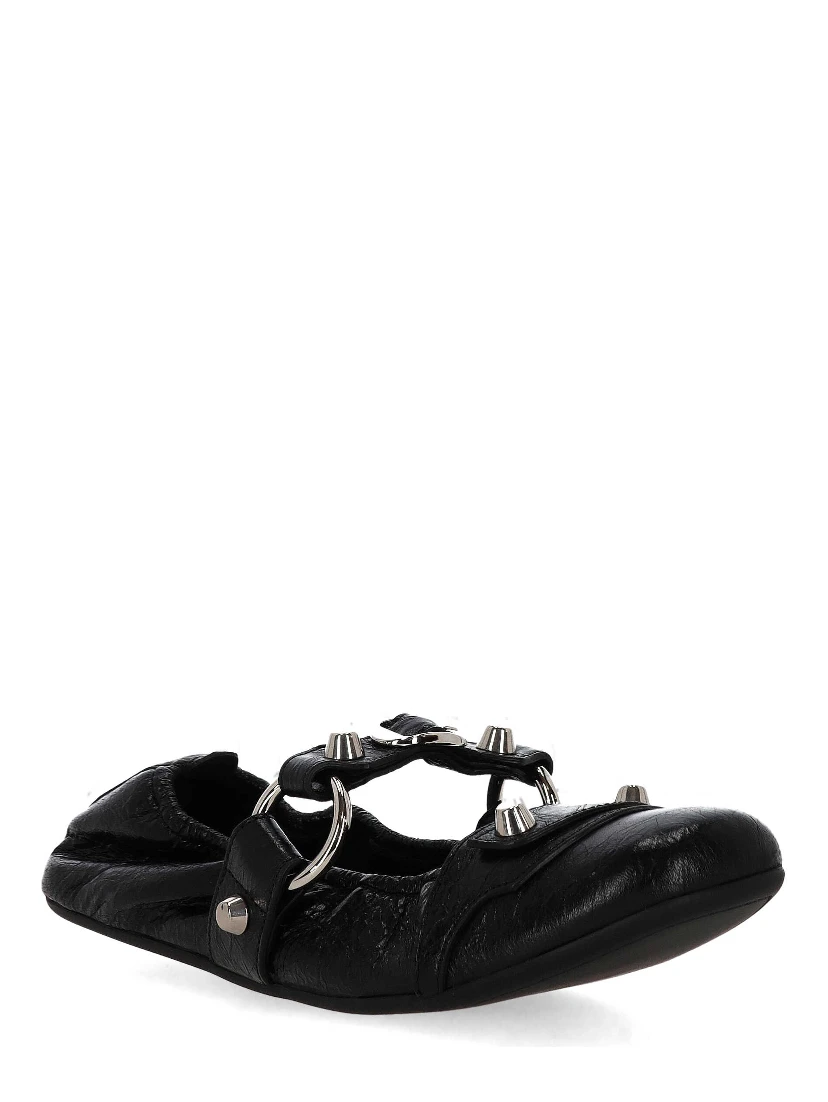 Balenciaga Flat shoes Black/Silver