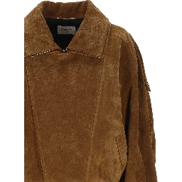 Saint Laurent Coats Black