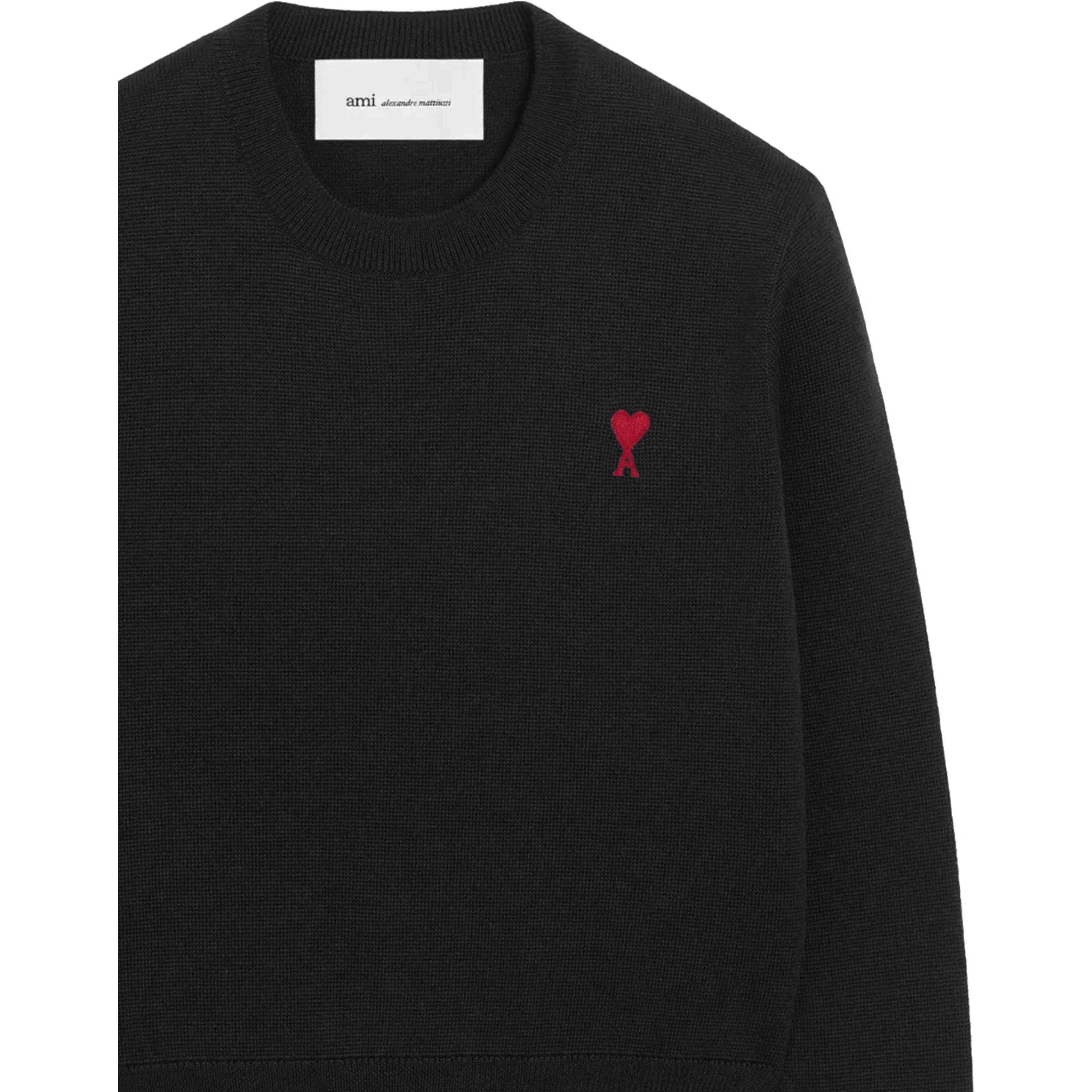 Ami Sweaters Black/red