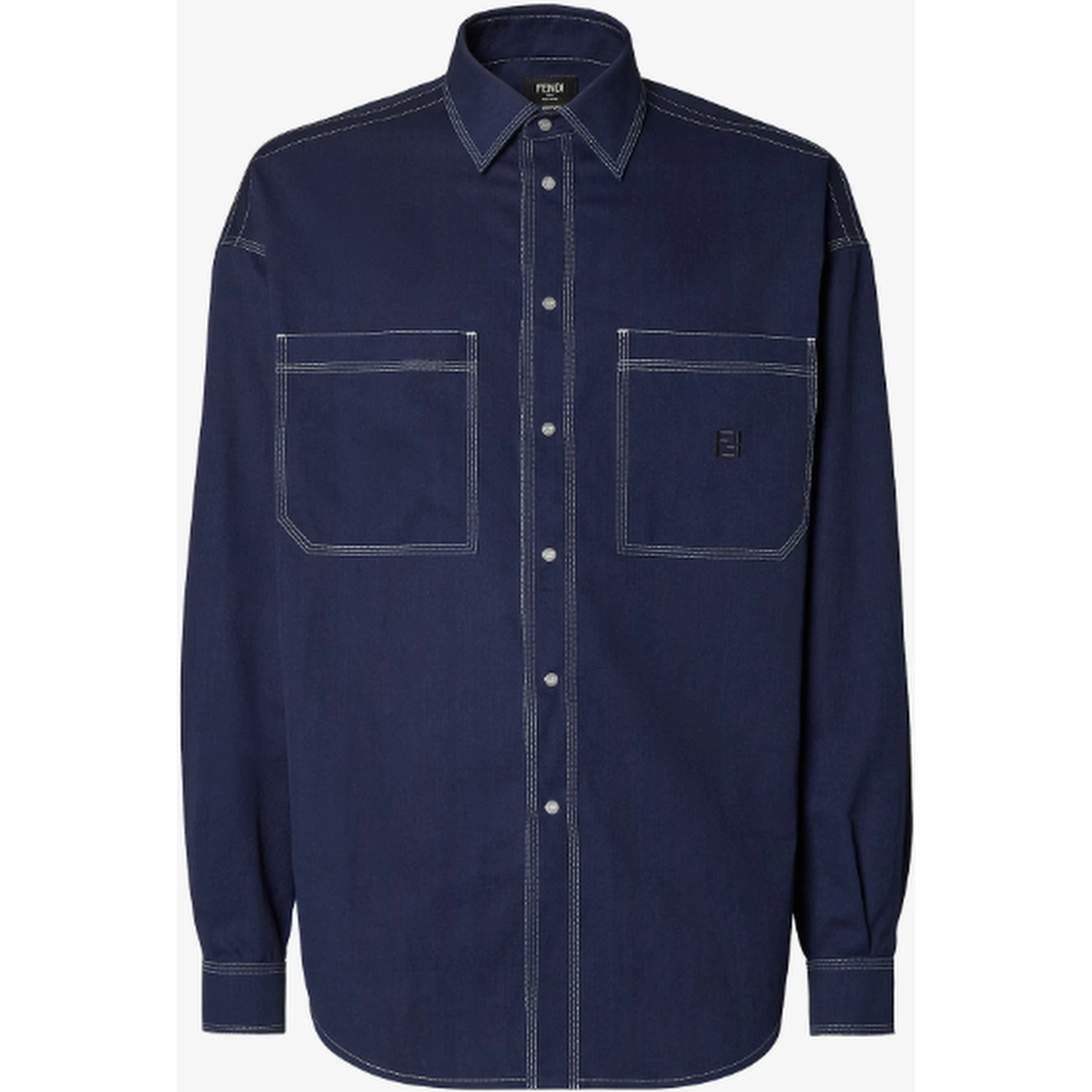 Fendi Shirts Blue