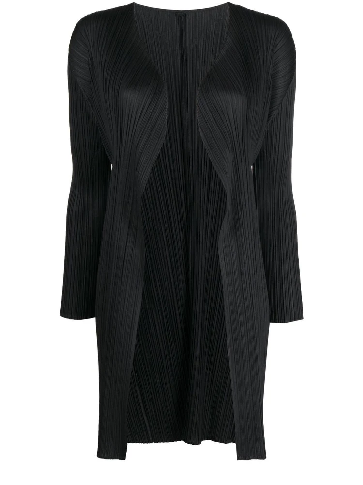 ISSEY MIYAKE PLEATS PLEASE Coats Black