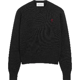 Ami Sweaters Black/red