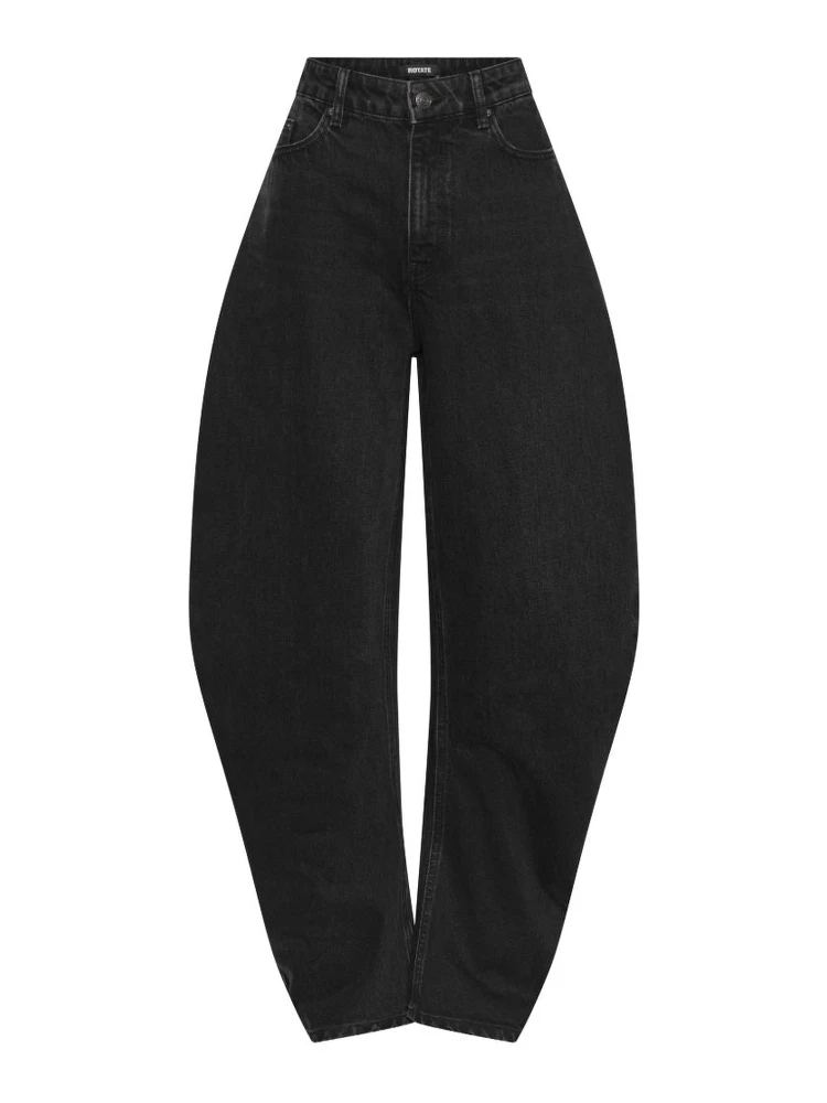ROTATE BIRGERCHRISTENSEN Jeans Black denim