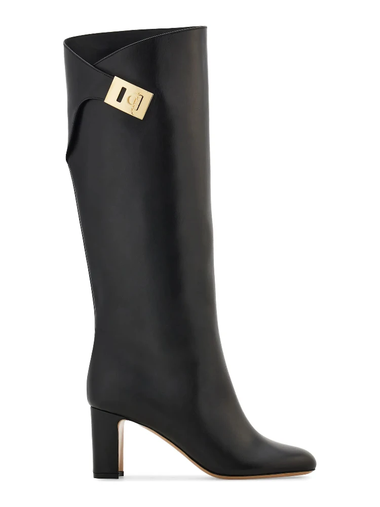 Ferragamo Boots Black