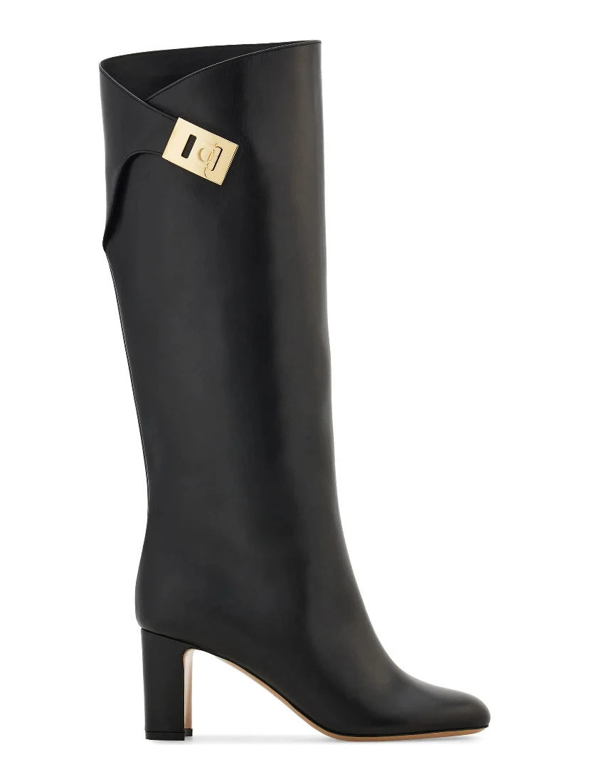 Ferragamo Boots Black
