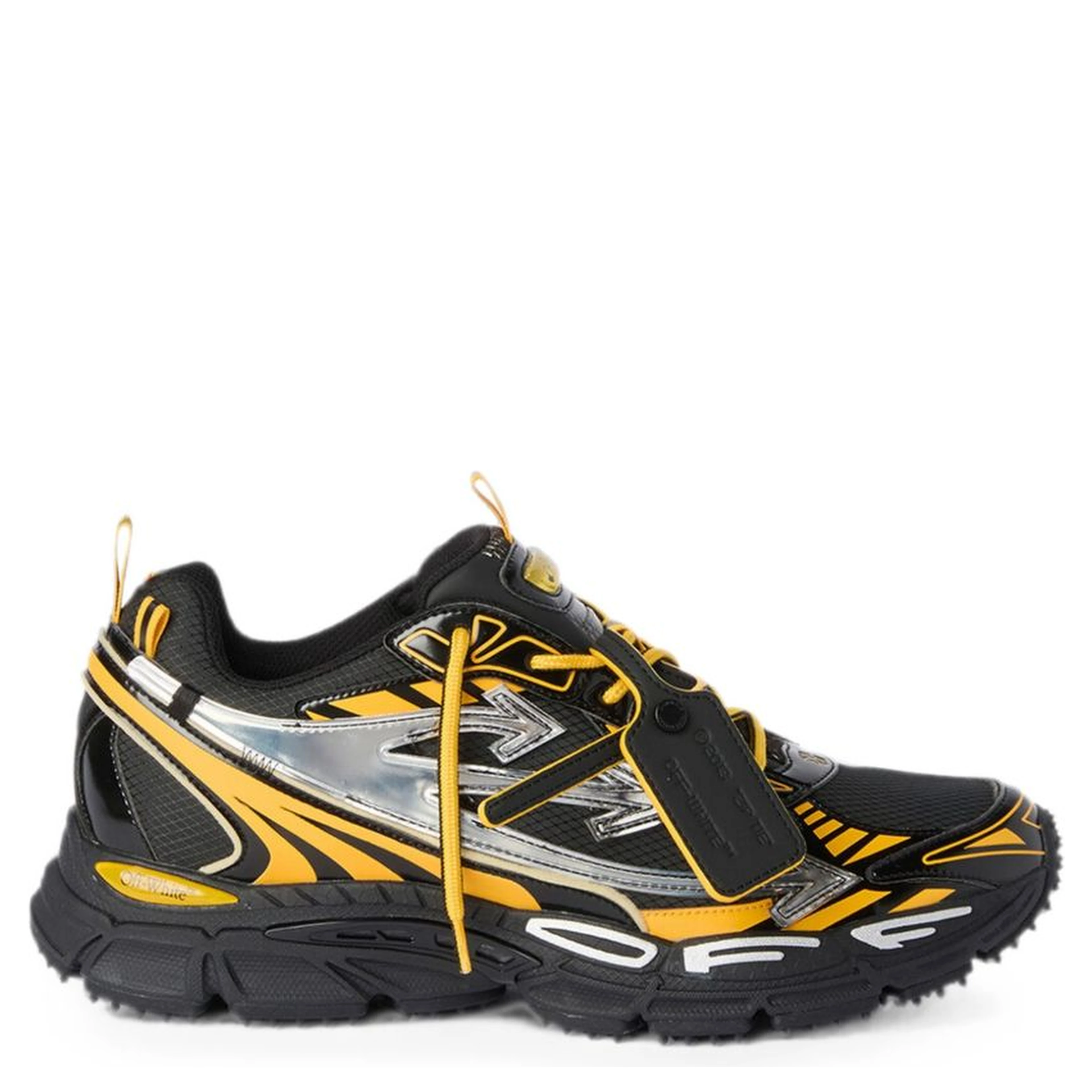 Off White Sneakers Black/Silver