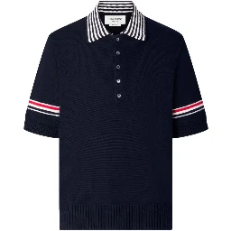 Thom Browne T-shirts and Polos Navy