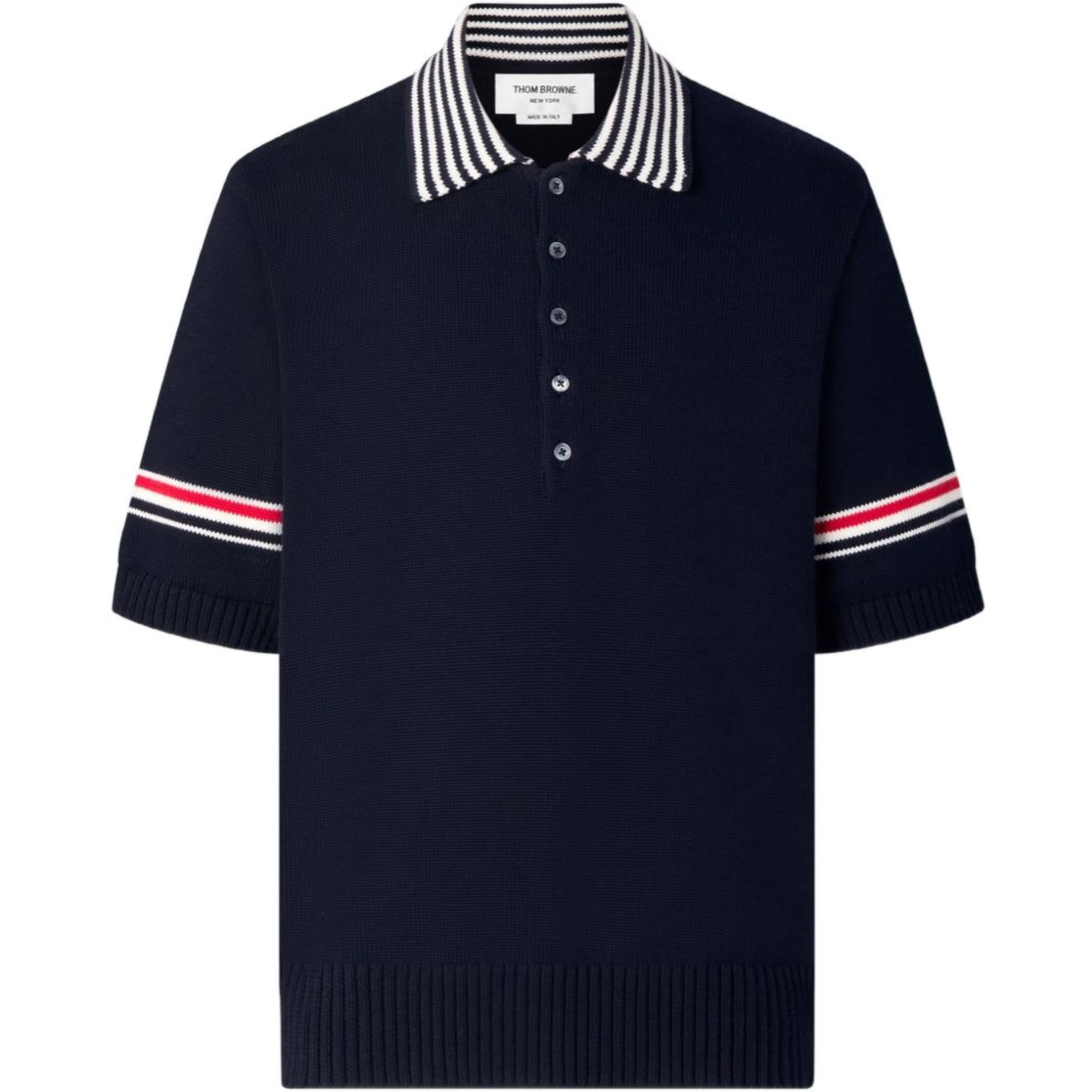 Thom Browne T-shirts and Polos Navy