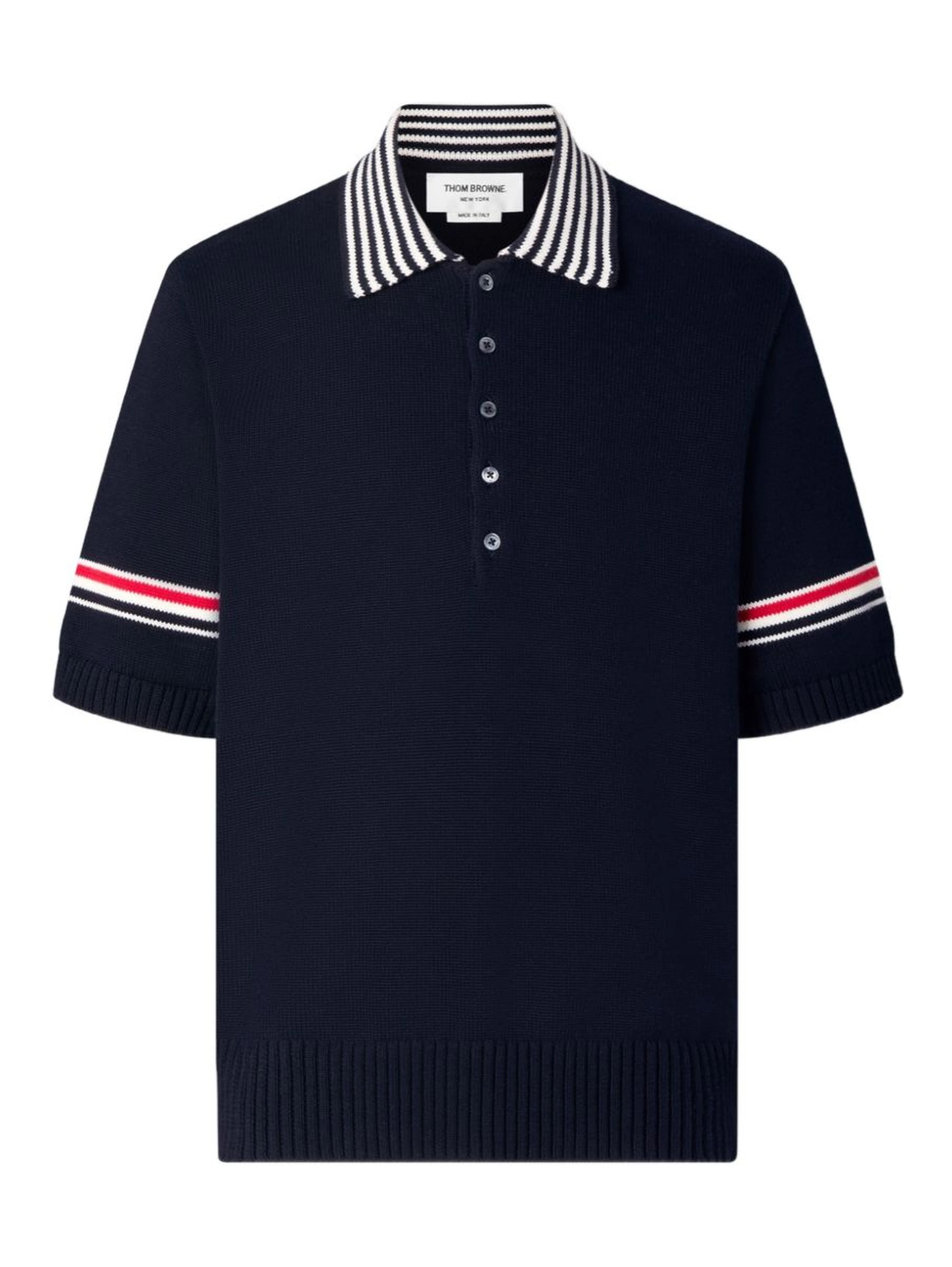 Thom Browne T-shirts and Polos Navy
